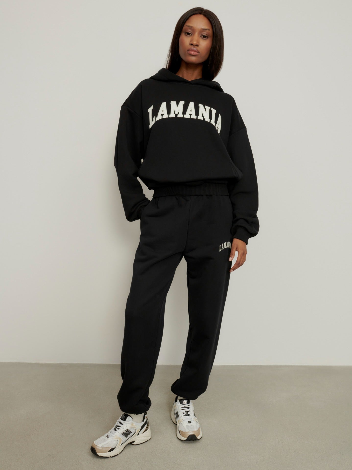 BLUZA Z KAPTUREM TWIN BLACK