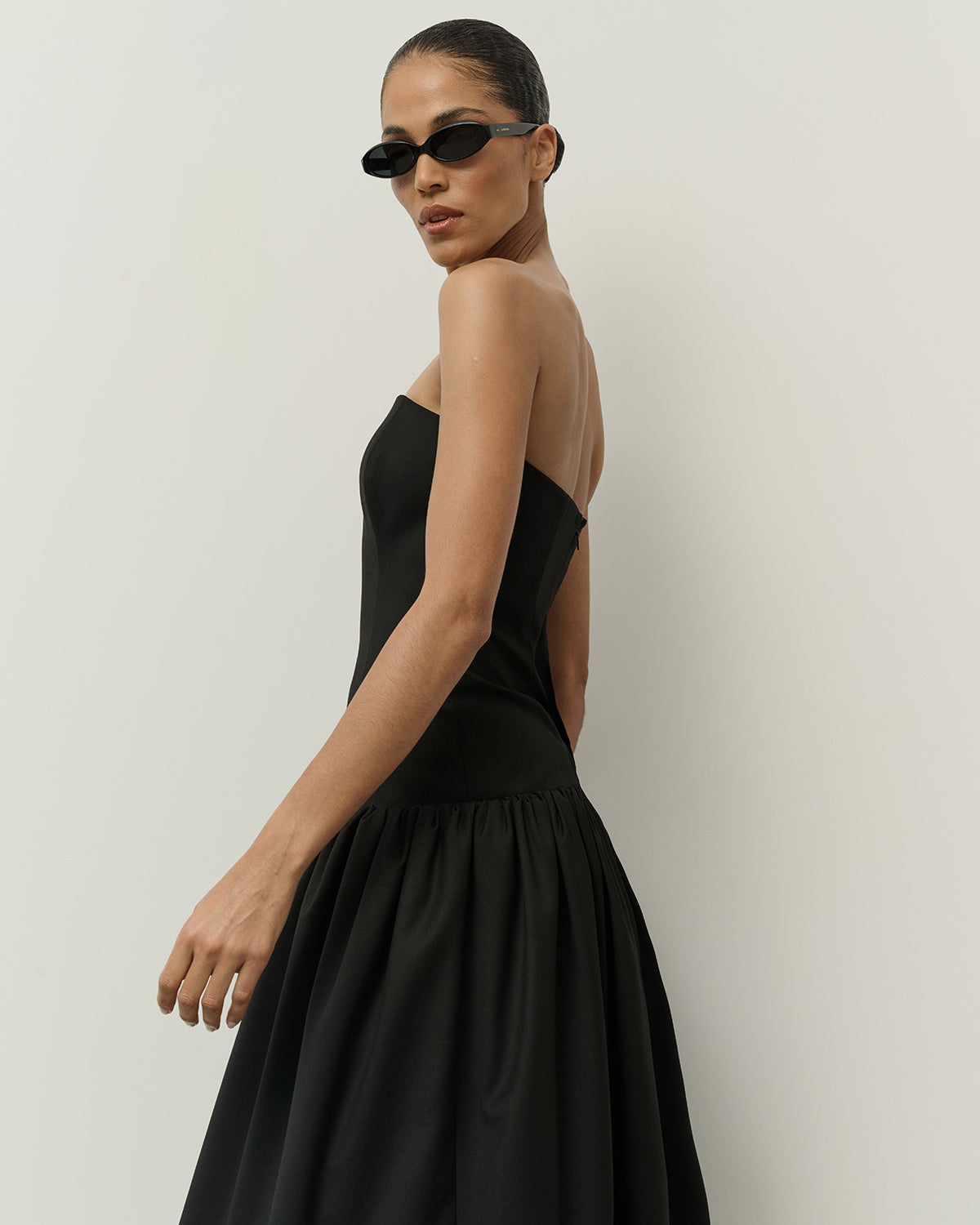 SUKIENKA MIDI GRAZIE BLACK