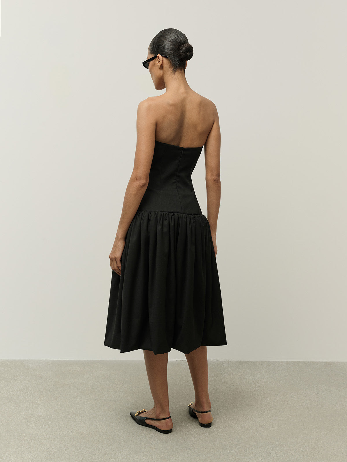 SUKIENKA MIDI GRAZIE BLACK