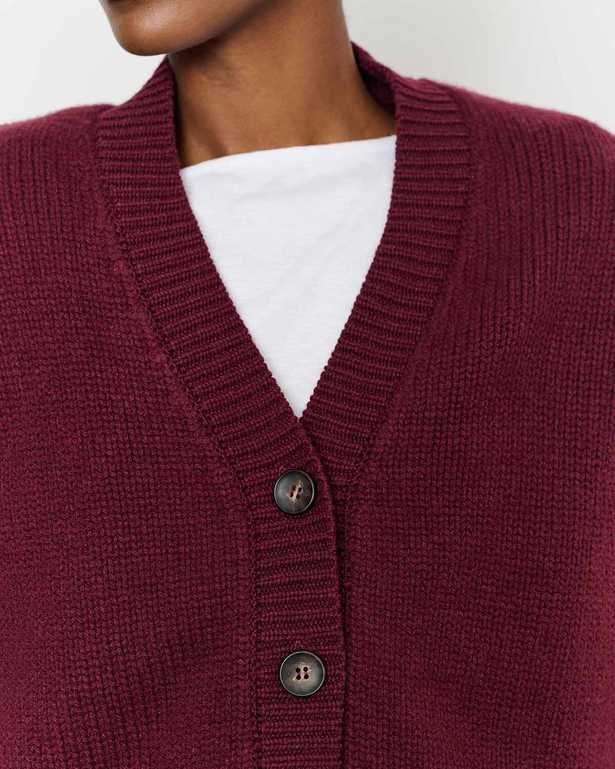 KARDIGAN MARI BURGUNDY