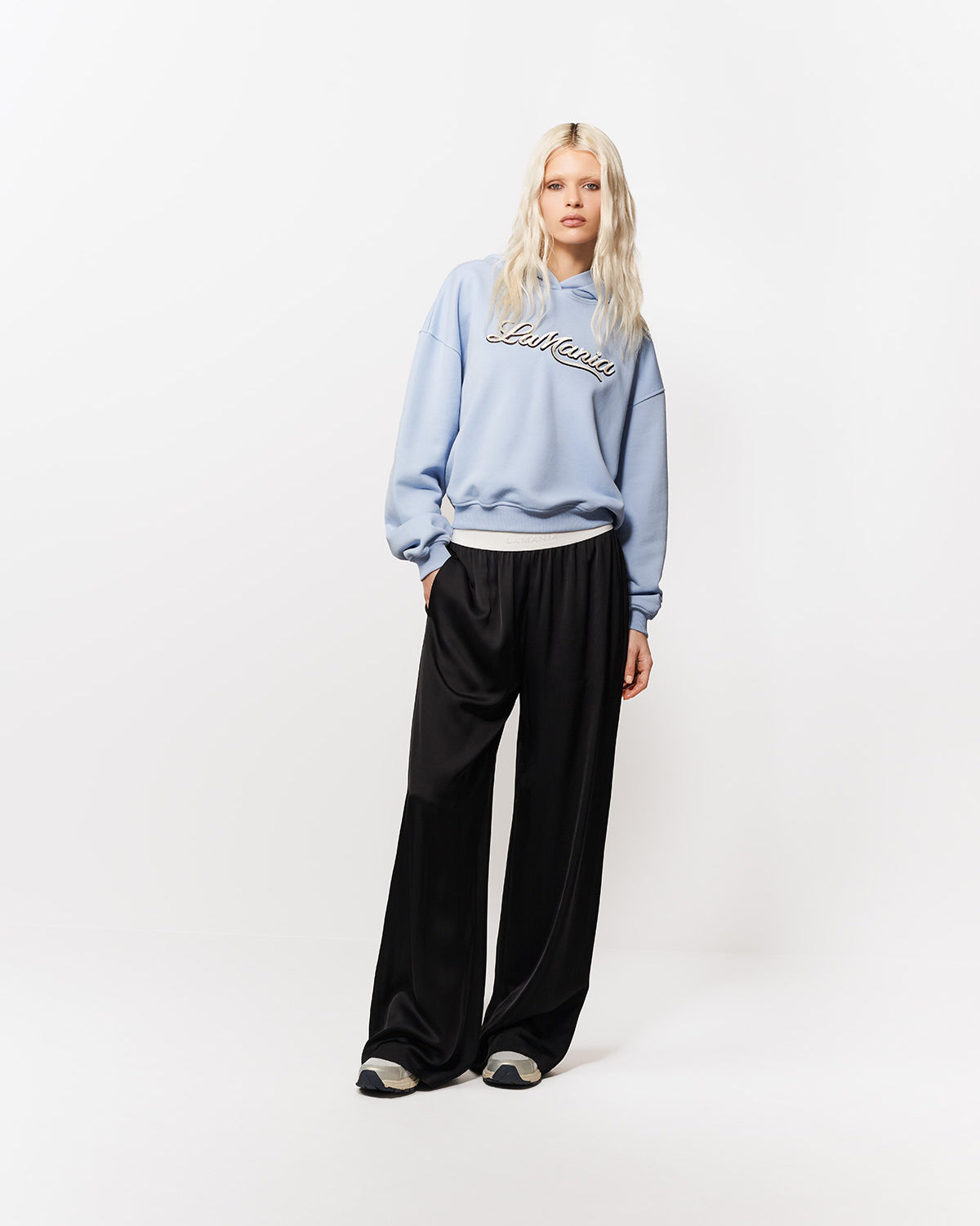 BLUZA Z KAPTUREM LUMA PEARL BLUE