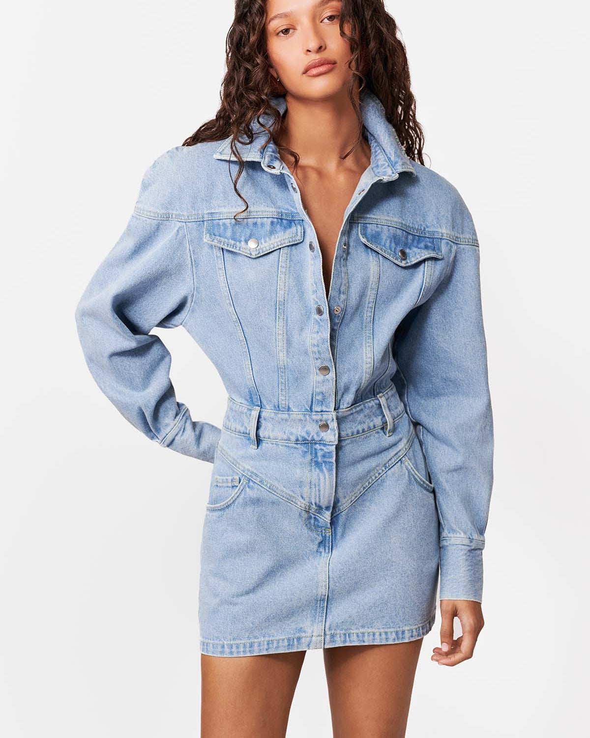 SUKIENKA JEANSOWA AVERY CLASSIC BLUE
