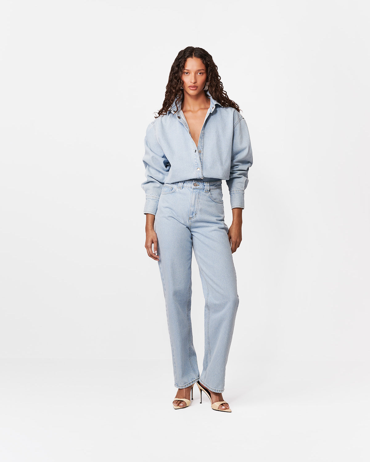 KOSZULA JEANSOWA CASSIDY LIGHT BLUE