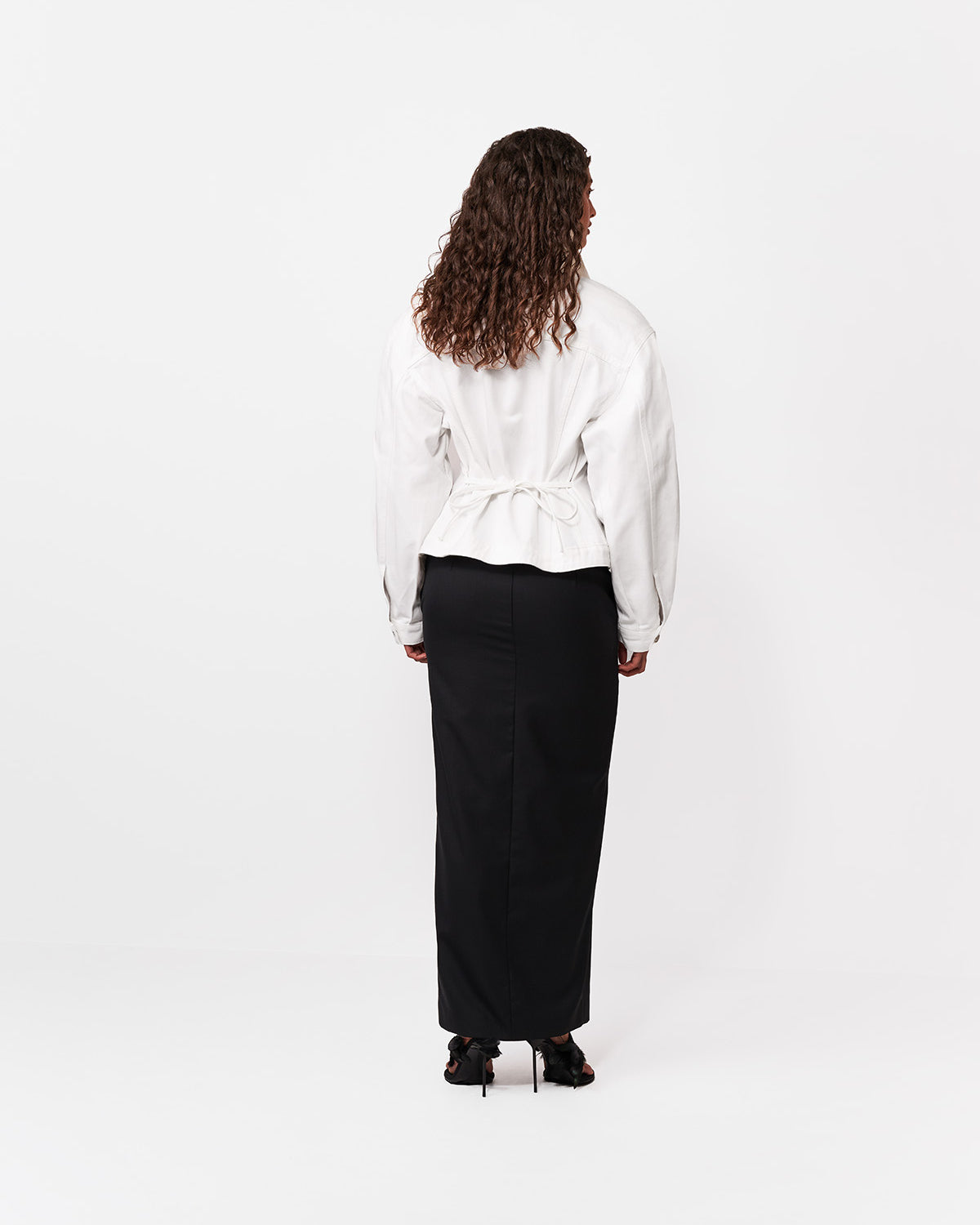 KURTKA JEANSOWA HAIM OFF WHITE