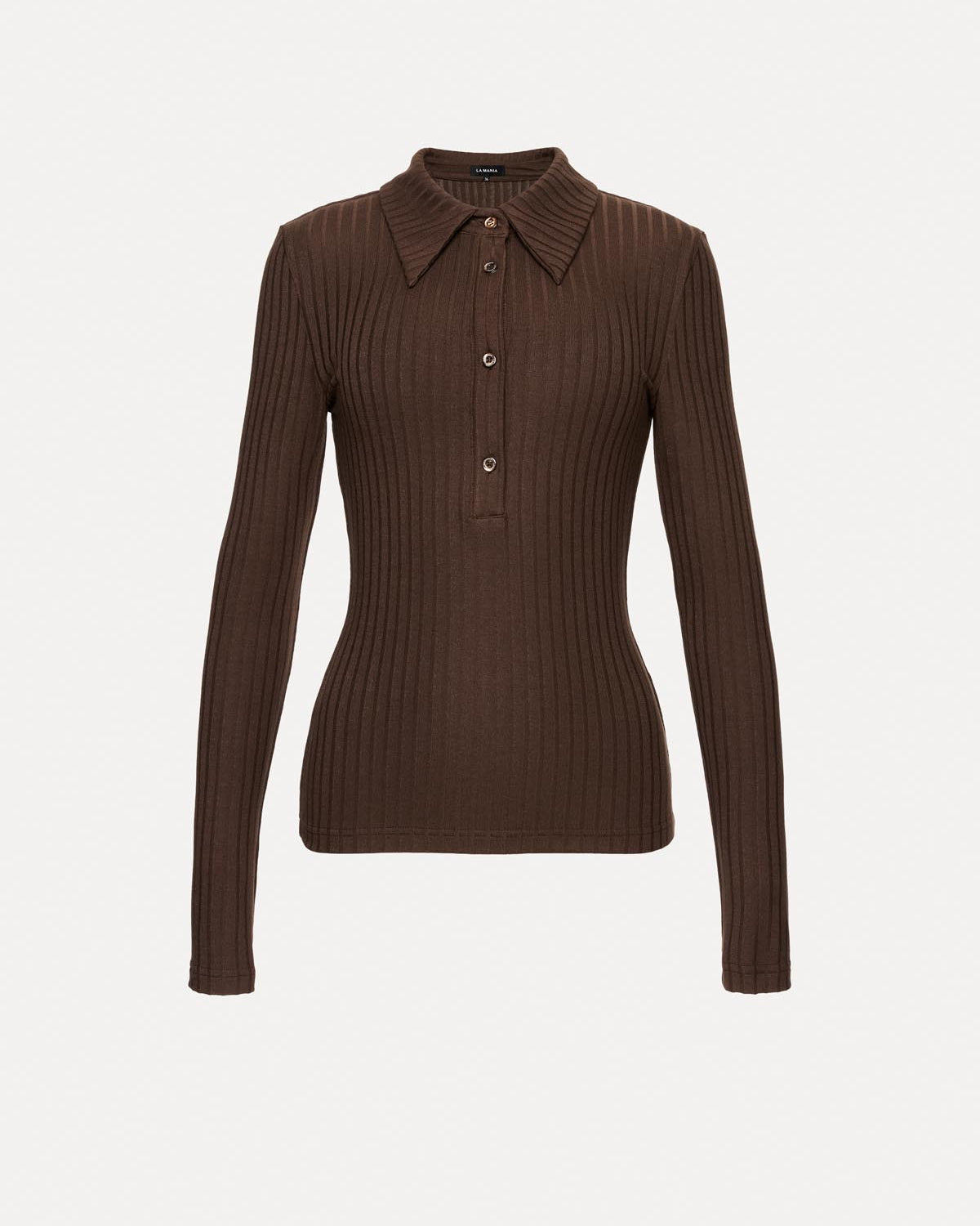 BLUZKA POLO LESLEE DARK CHOCOLATE