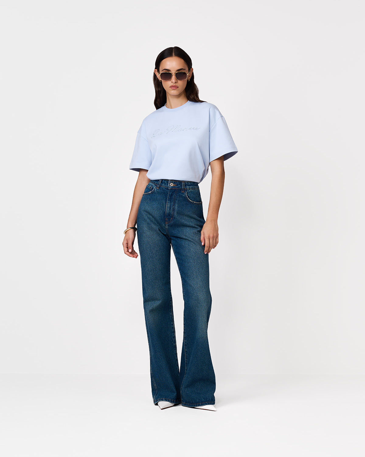 T-SHIRT MAINE PEARL BLUE