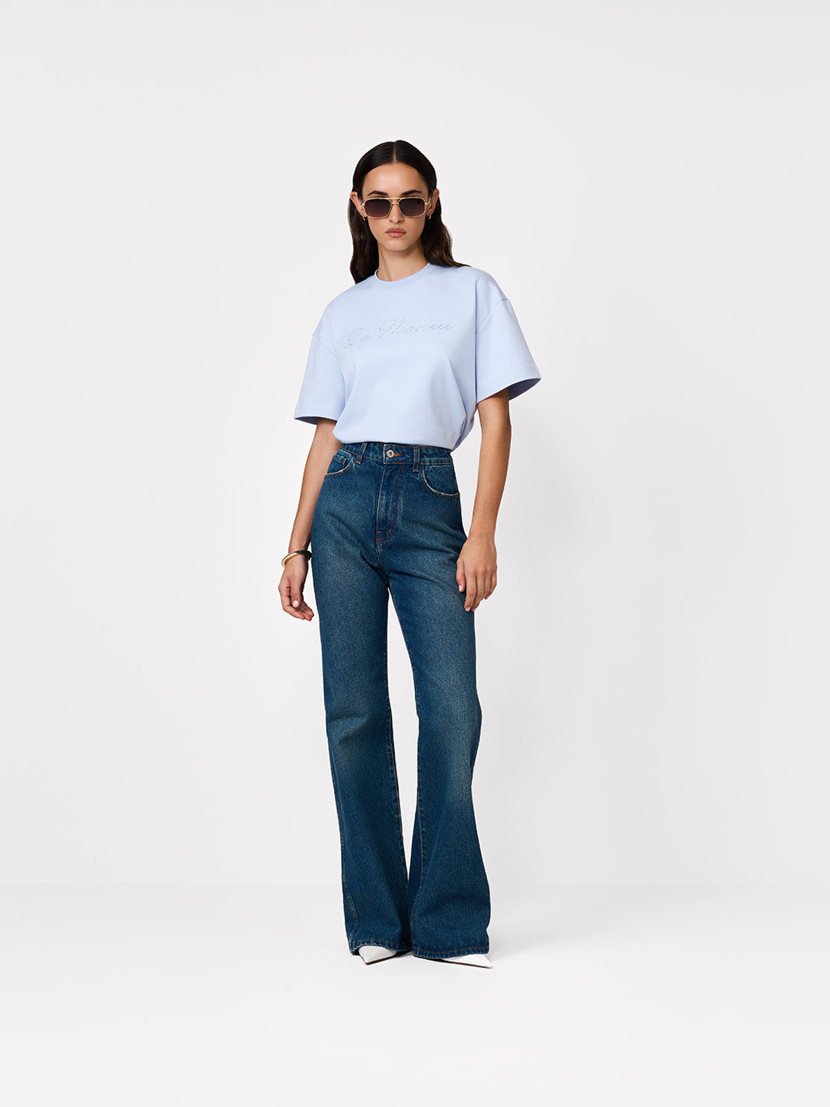 T-SHIRT MAINE PEARL BLUE