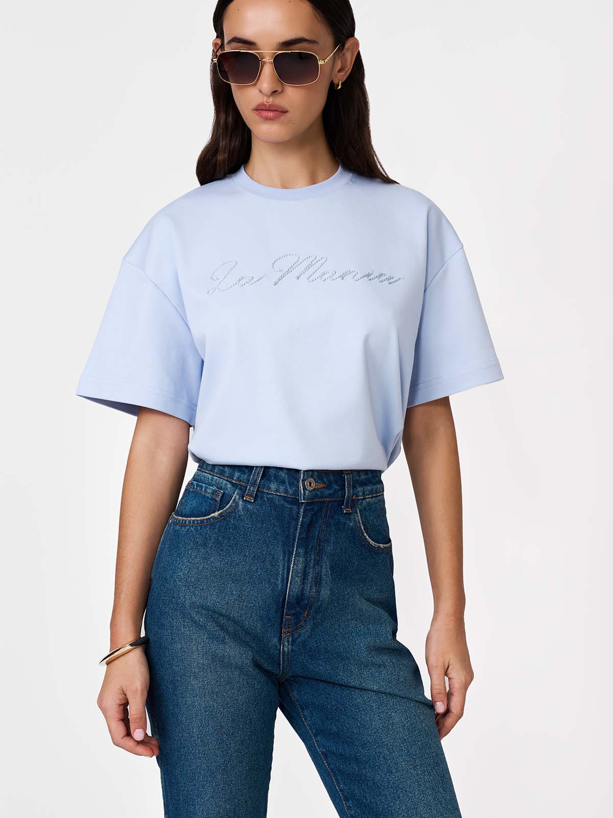 T-SHIRT MAINE PEARL BLUE
