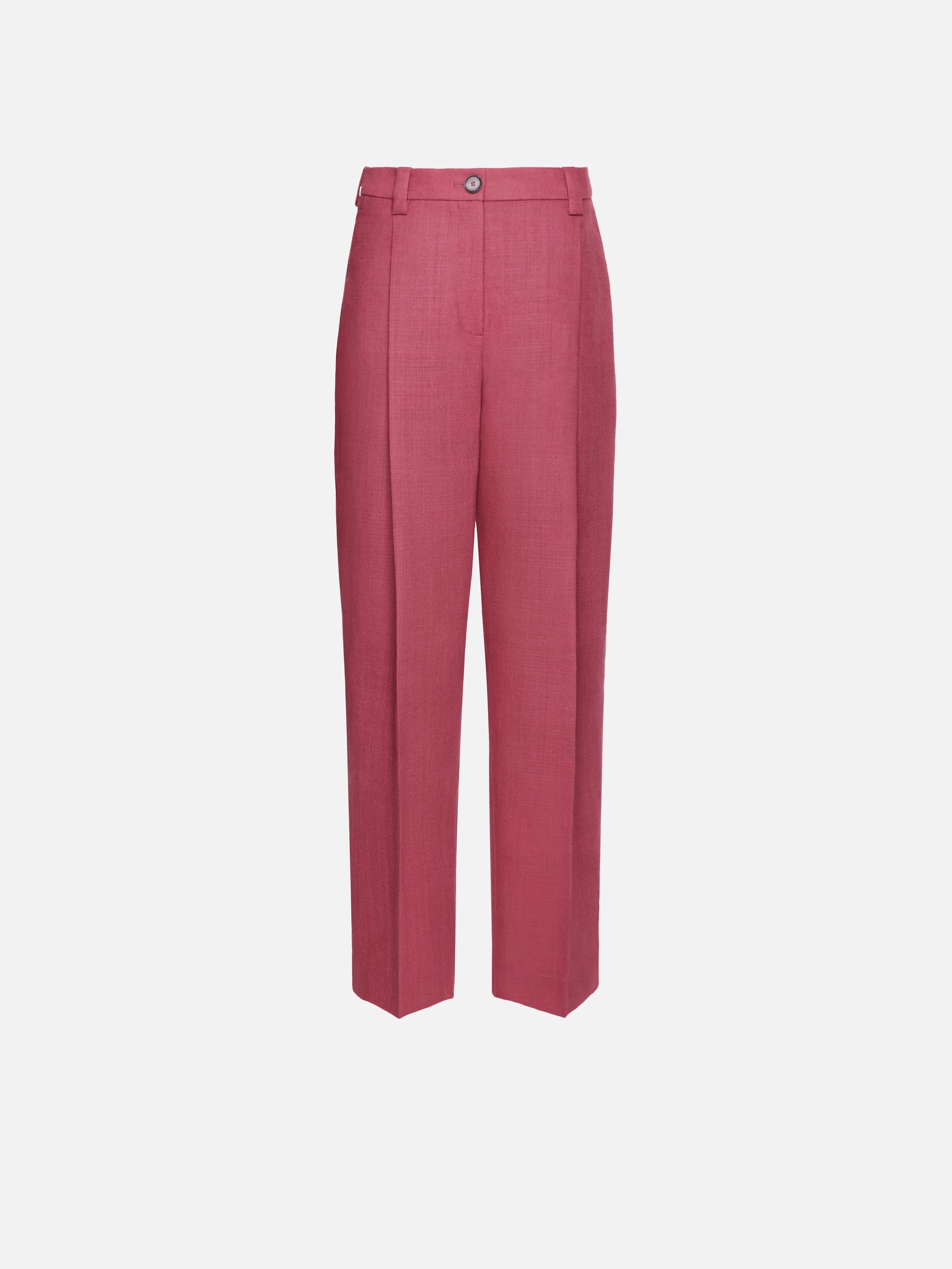 SPODNIE GARNITUROWE RENZO DUSTY PINK