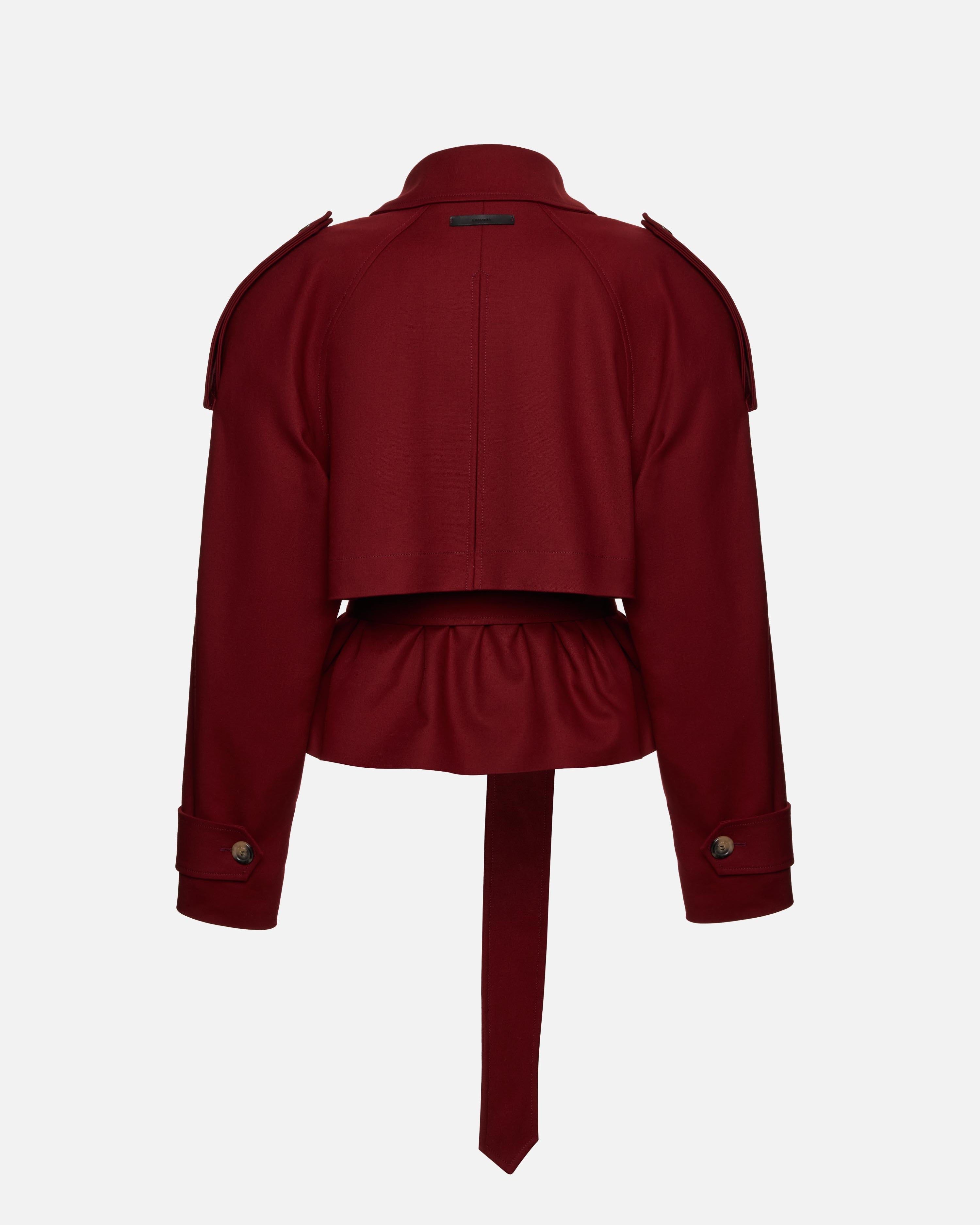 PŁASZCZ KARTER BURGUNDY