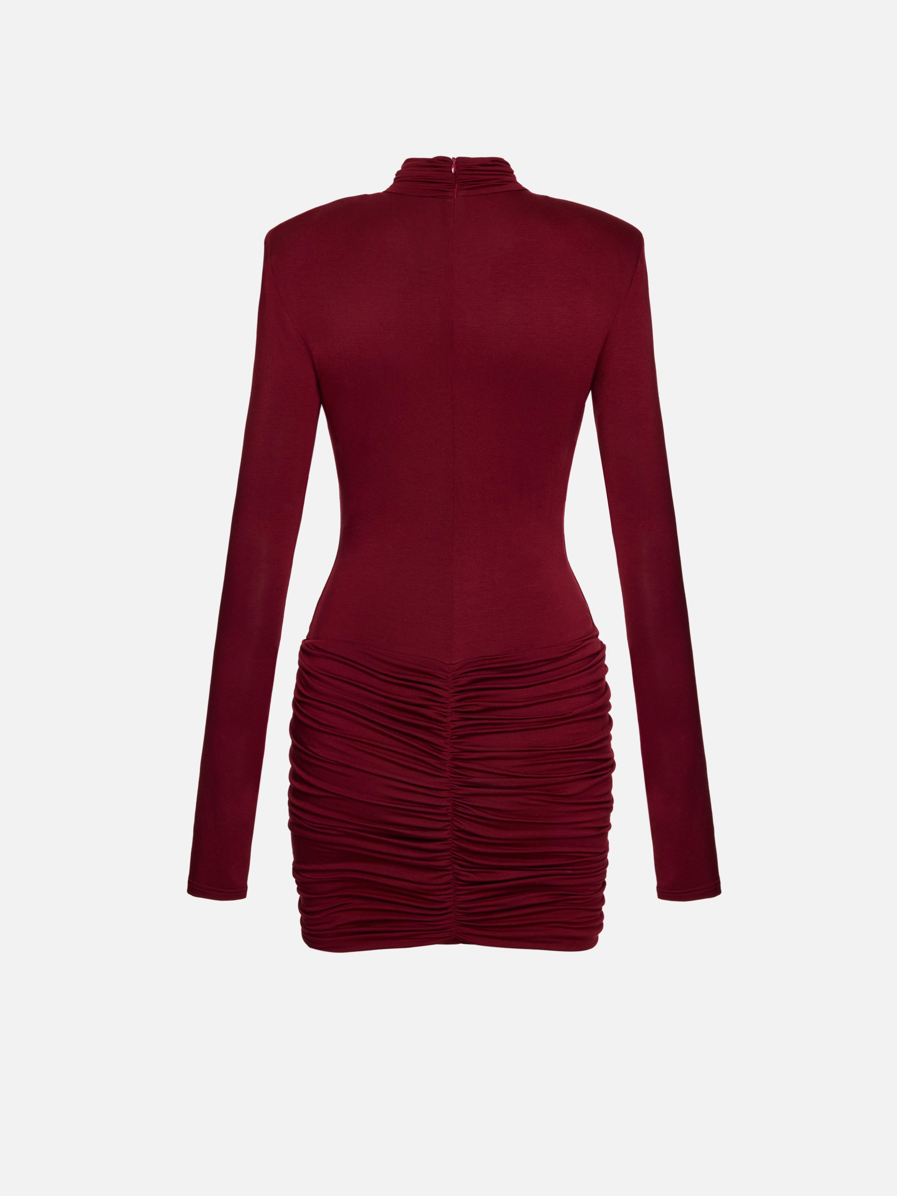 SUKIENKA MINI ORELIS BURGUNDY