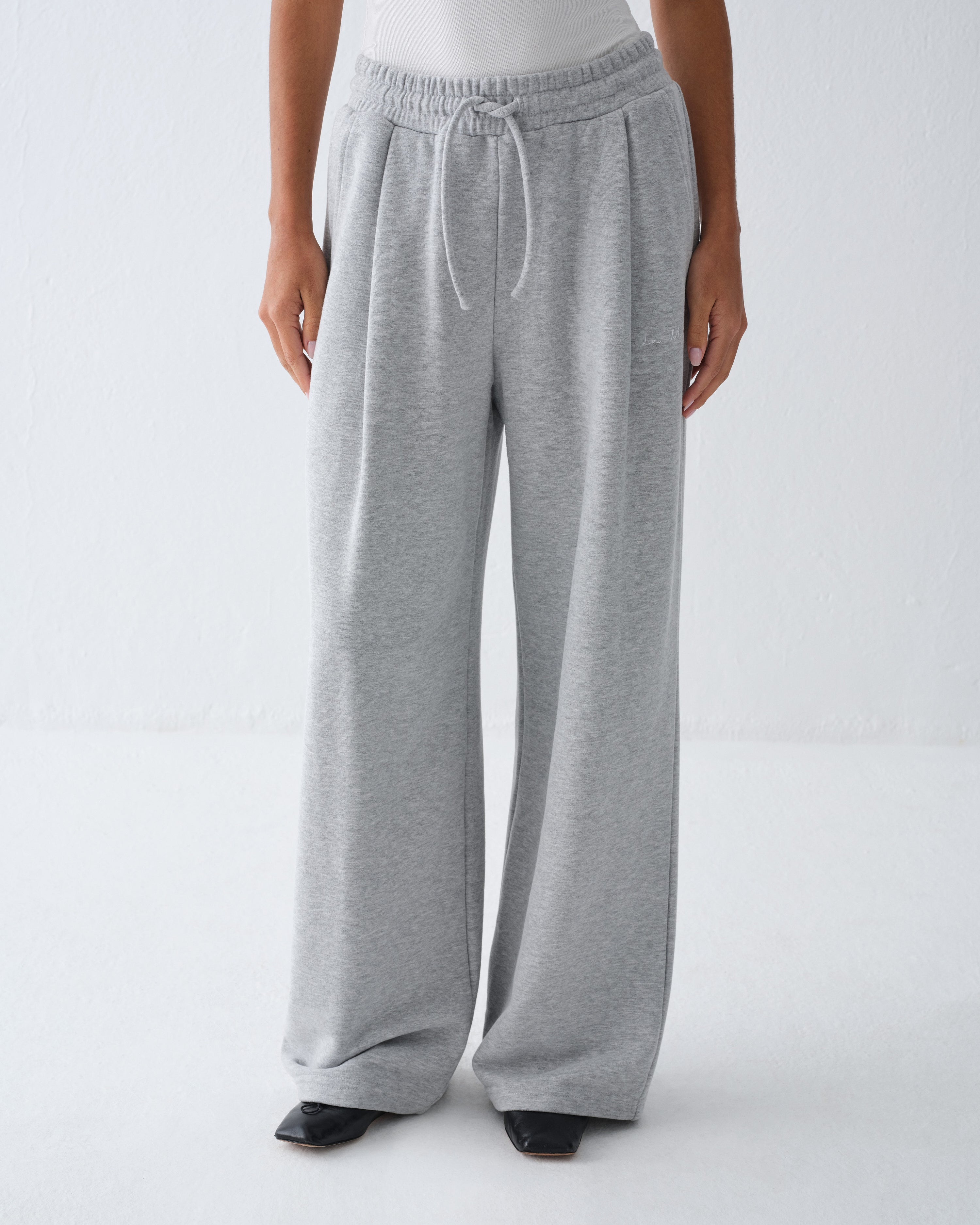 SPODNIE DRESOWE ALEN LIGHT GREY MELANGE