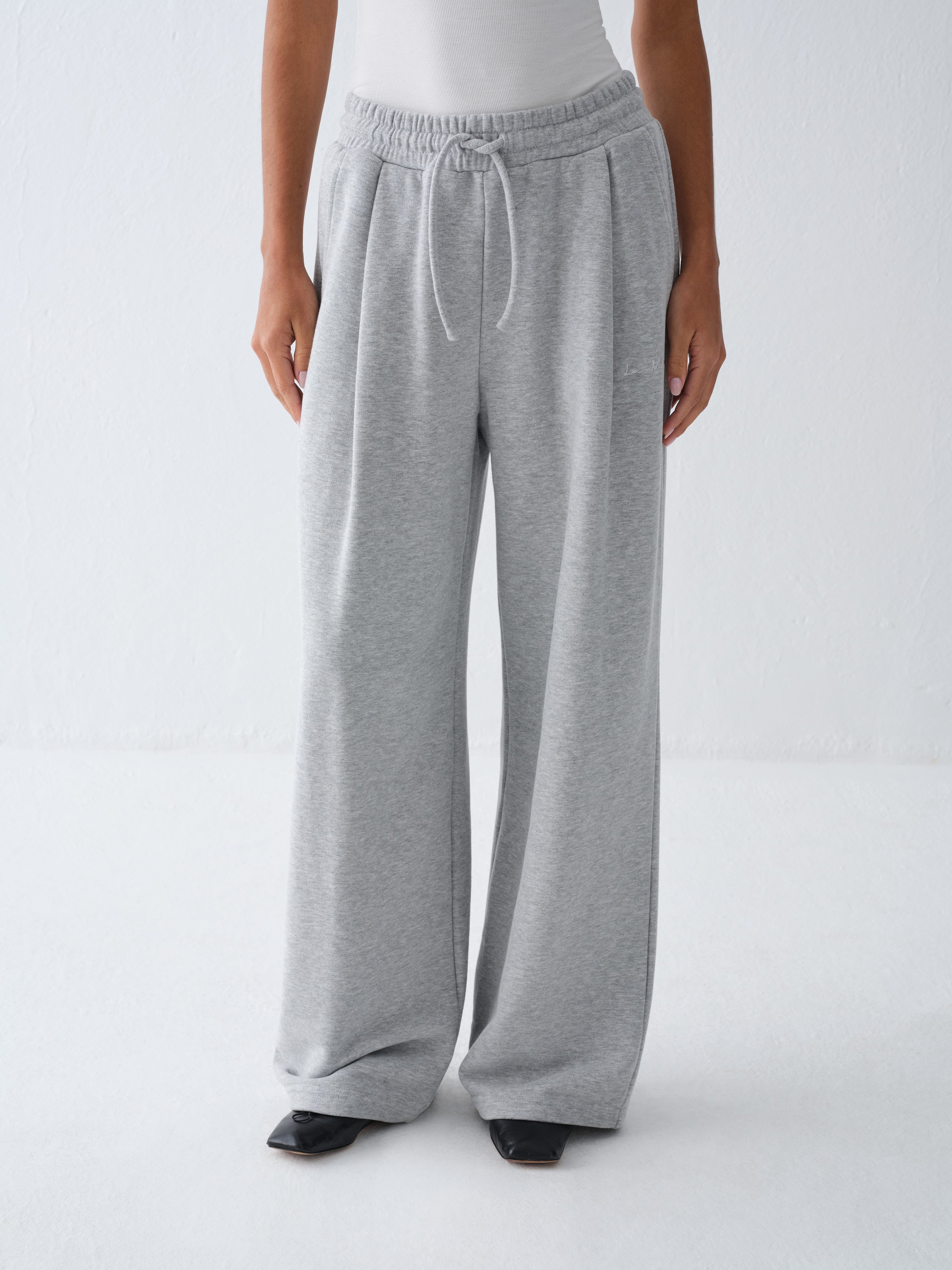 SPODNIE DRESOWE ALEN LIGHT GREY MELANGE