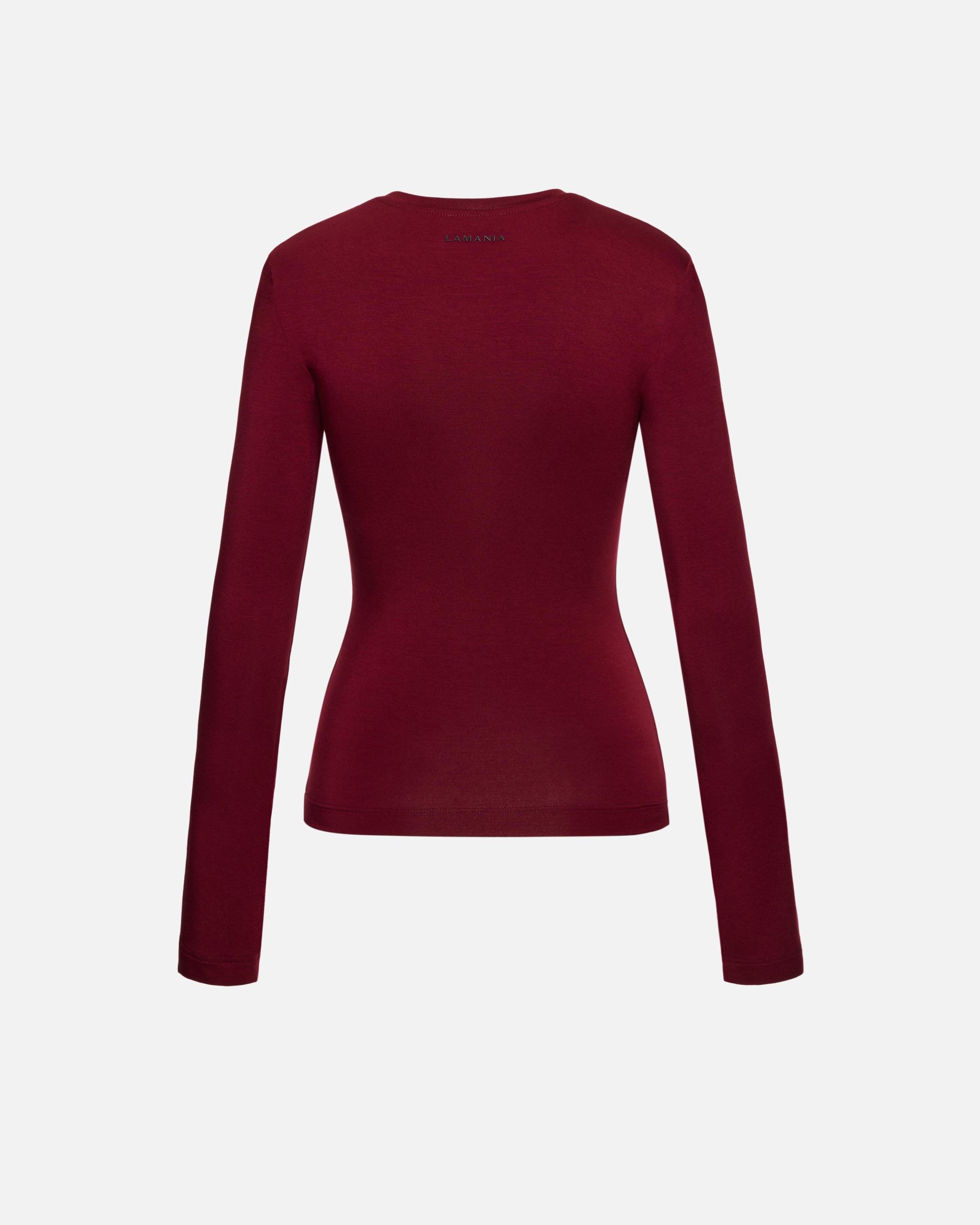 LONGSLEEVE APRIL BURGUNDY