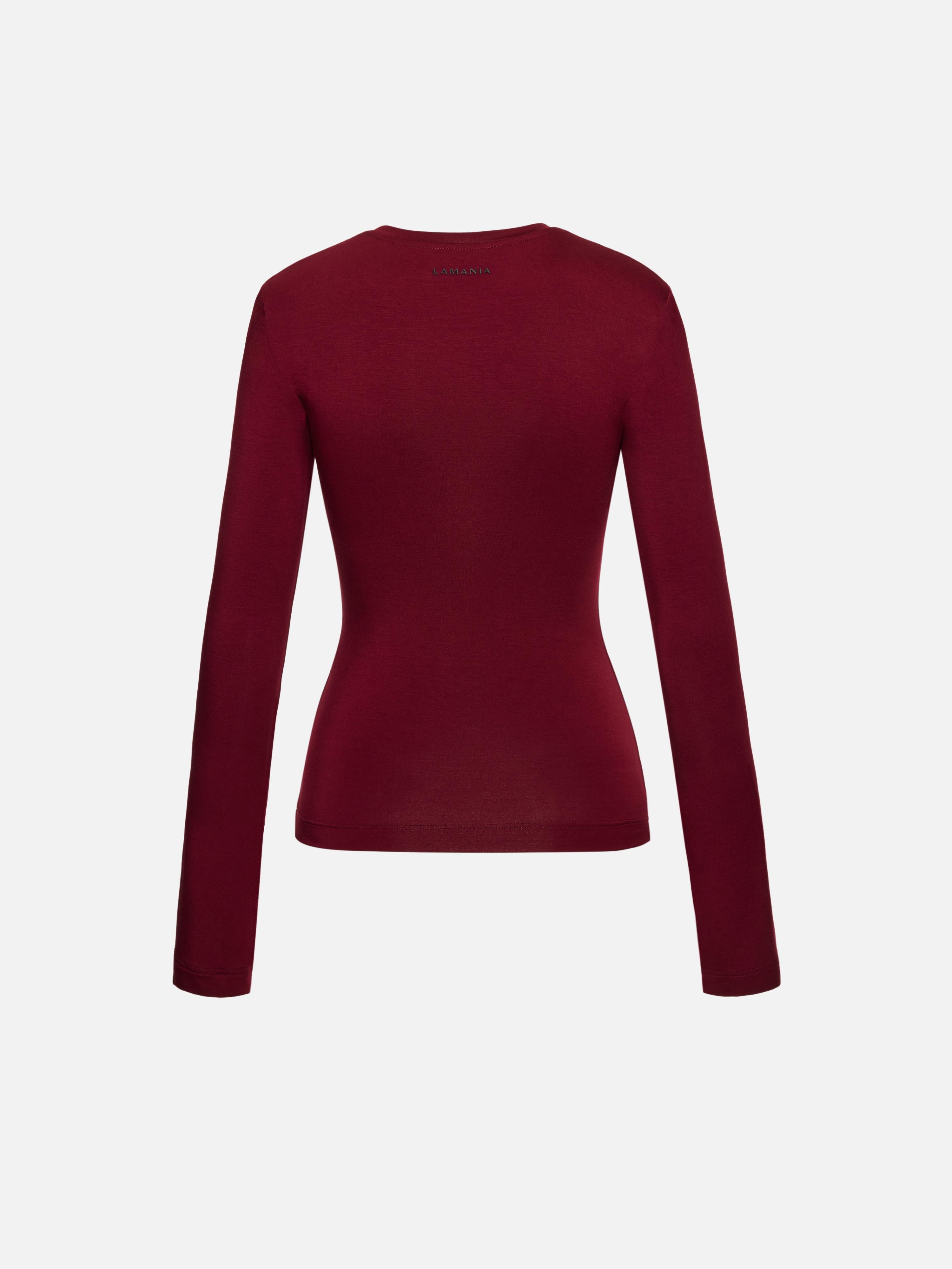 LONGSLEEVE APRIL BURGUNDY