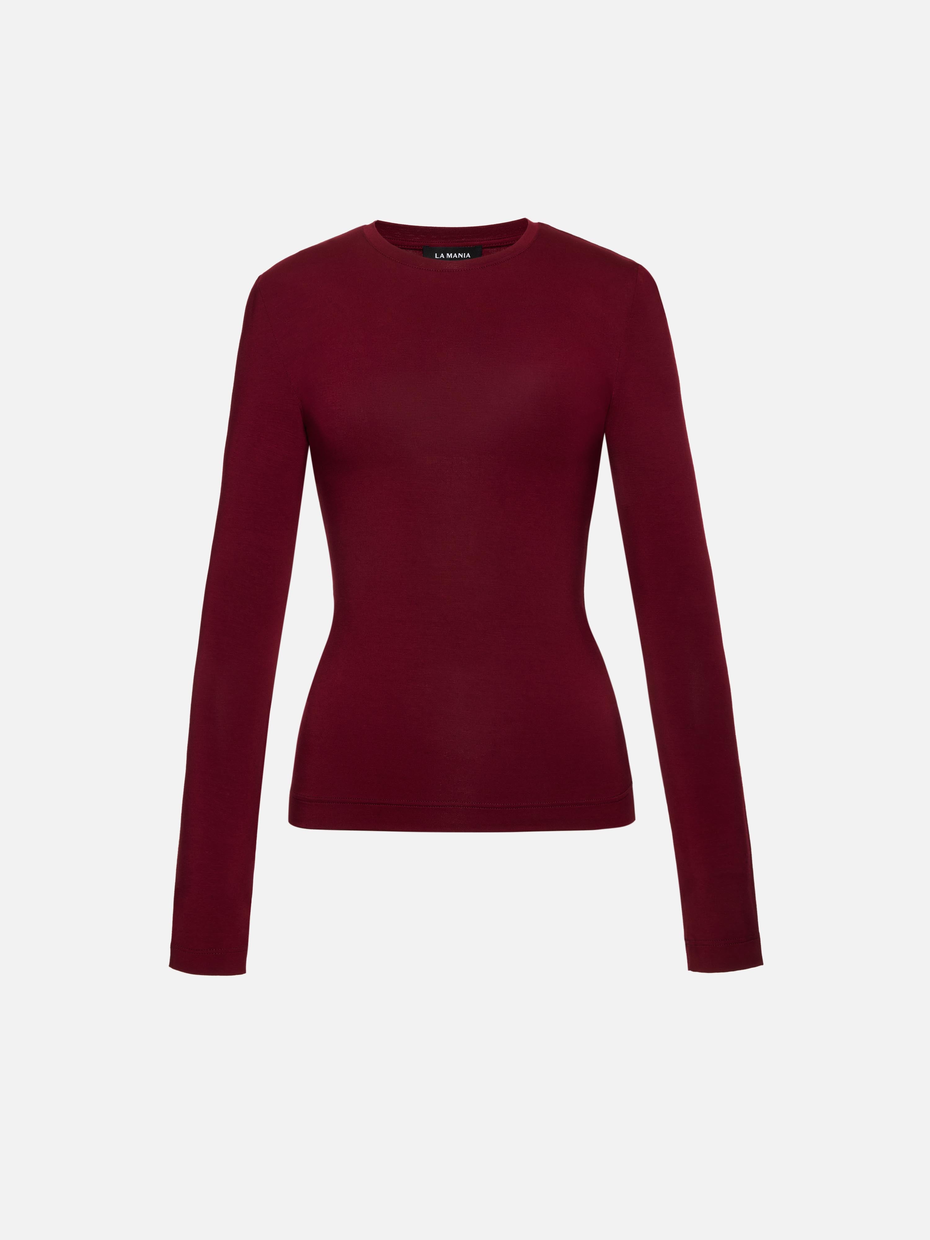 LONGSLEEVE APRIL BURGUNDY