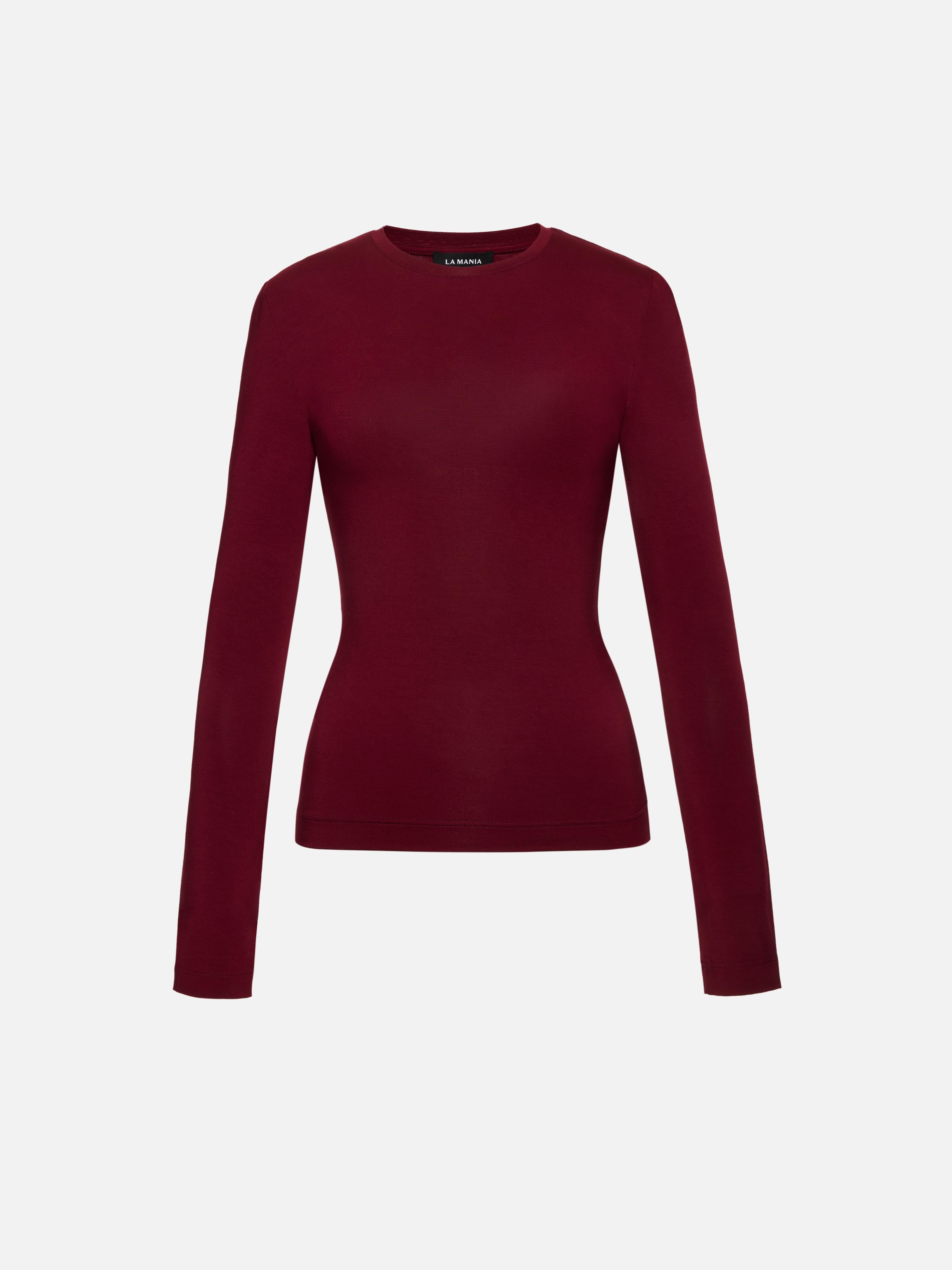 LONGSLEEVE APRIL BURGUNDY