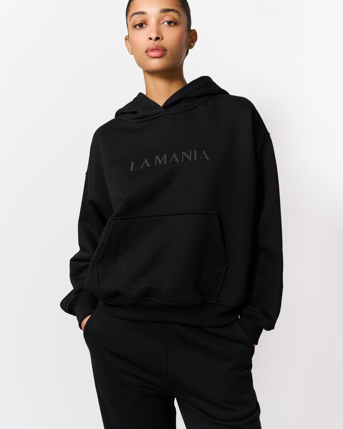 BLUZA Z KAPTUREM BROOK BLACK