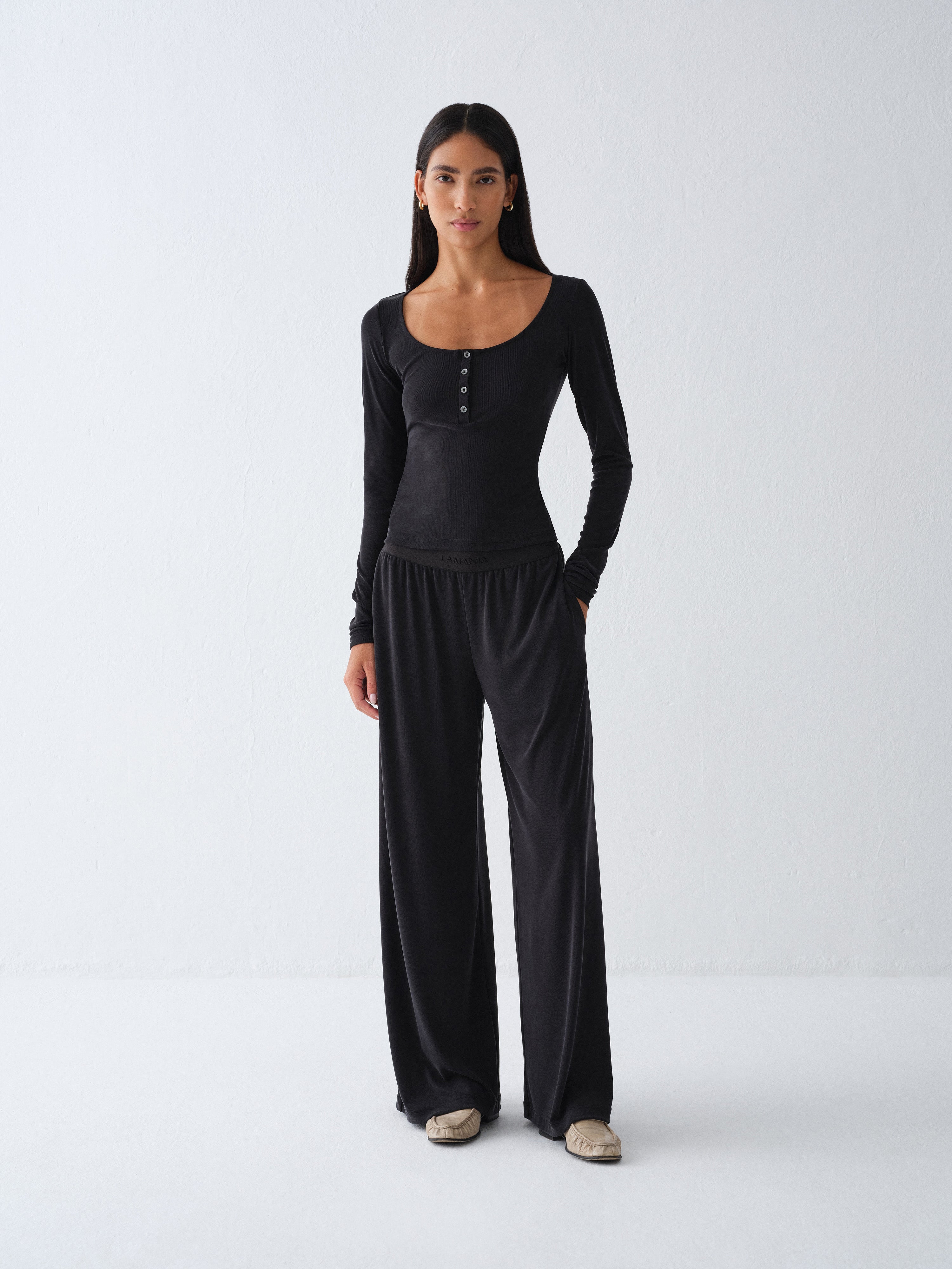 LONGSLEEVE ESTHER BLACK