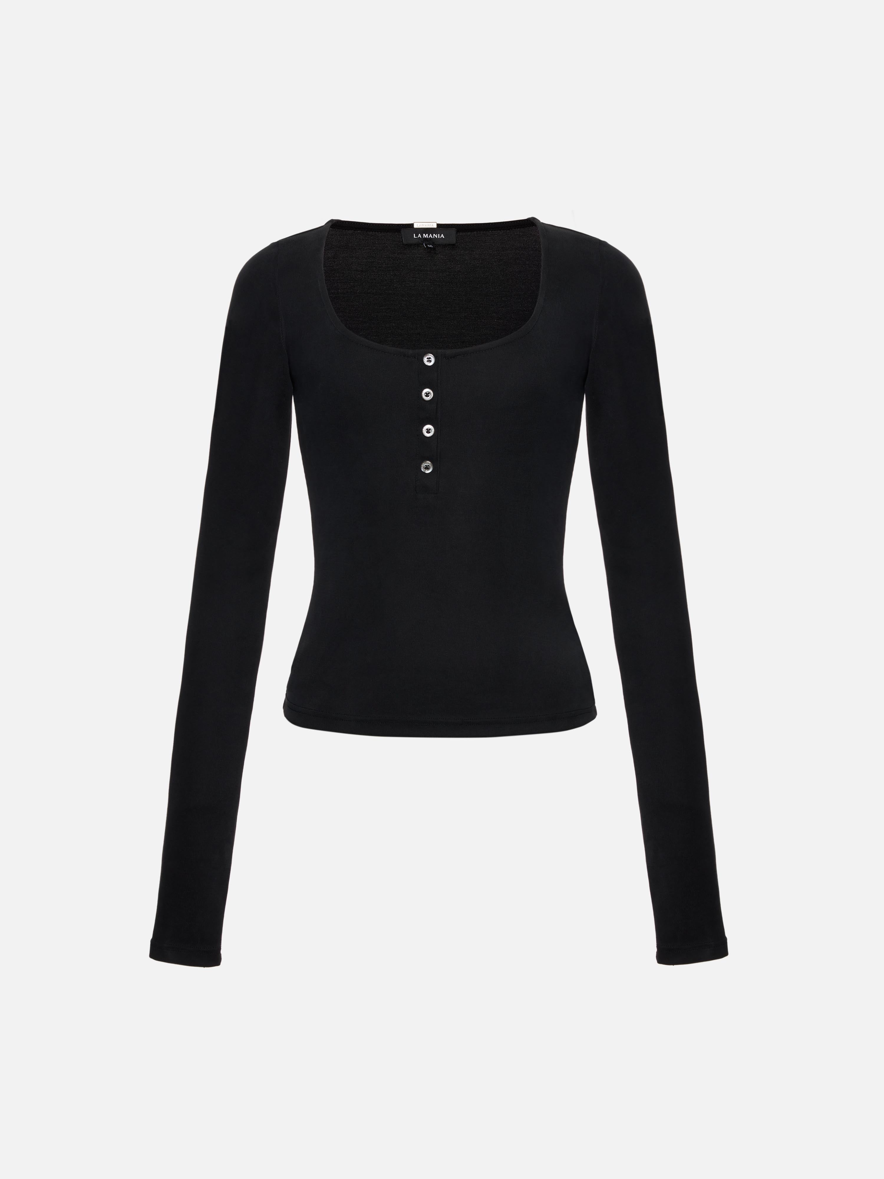 LONGSLEEVE ESTHER BLACK