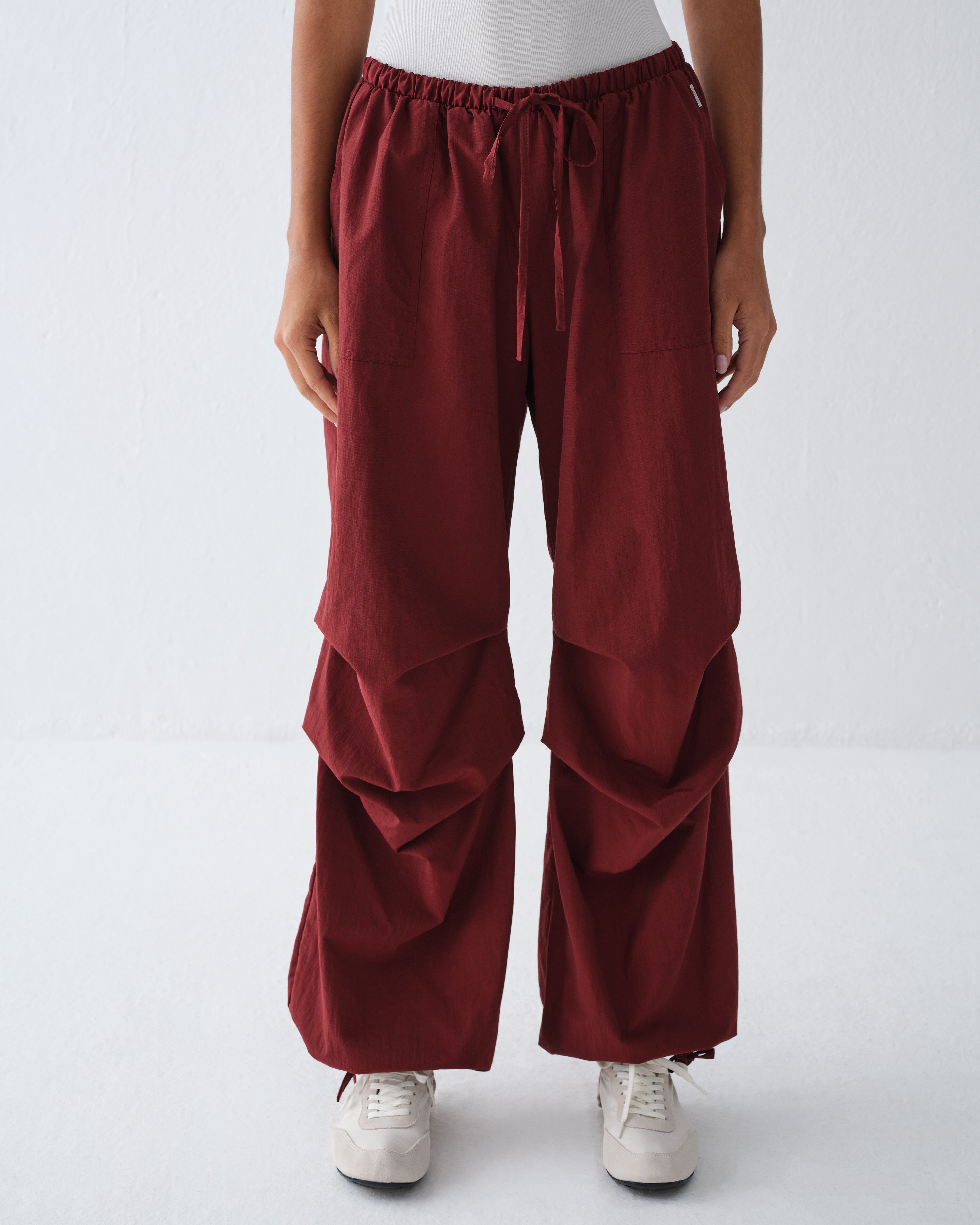 SPODNIE ETTE BURGUNDY