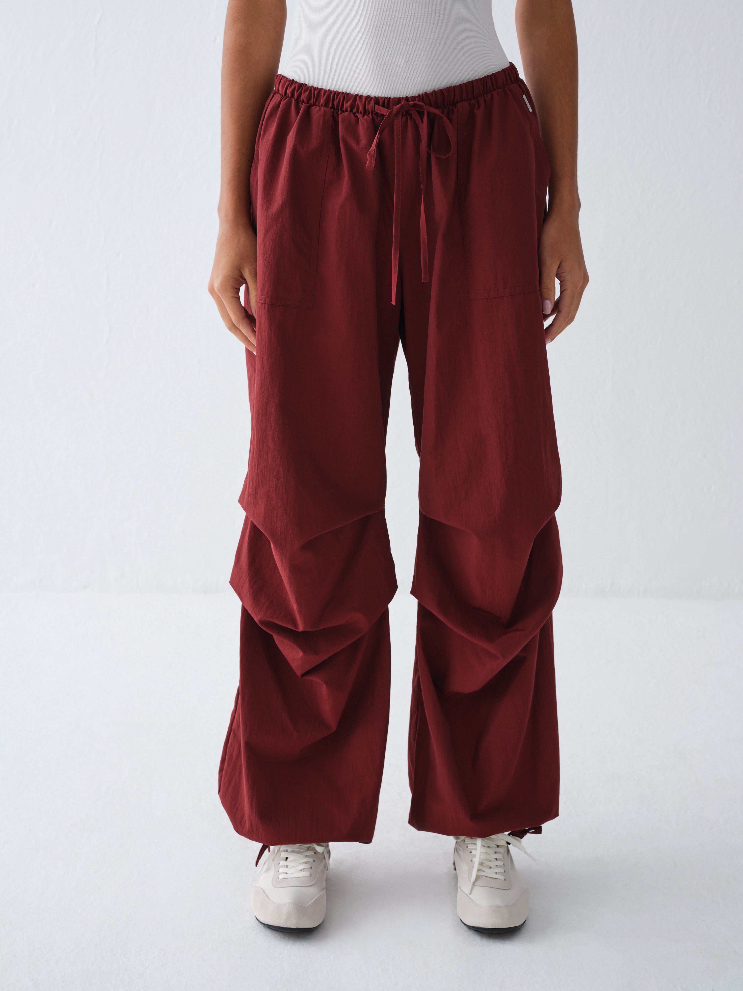 SPODNIE ETTE BURGUNDY