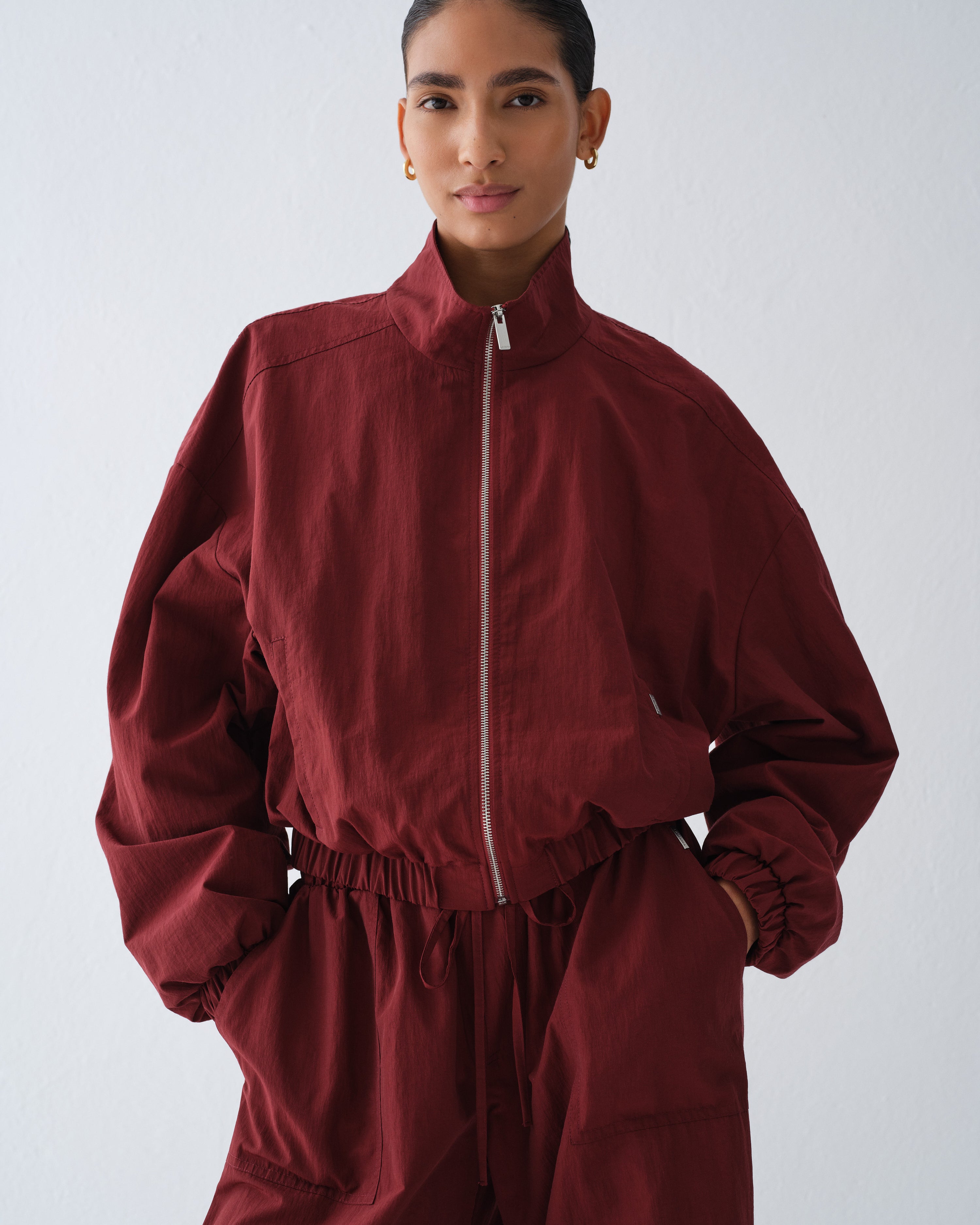 KURTKA HAILEY BURGUNDY