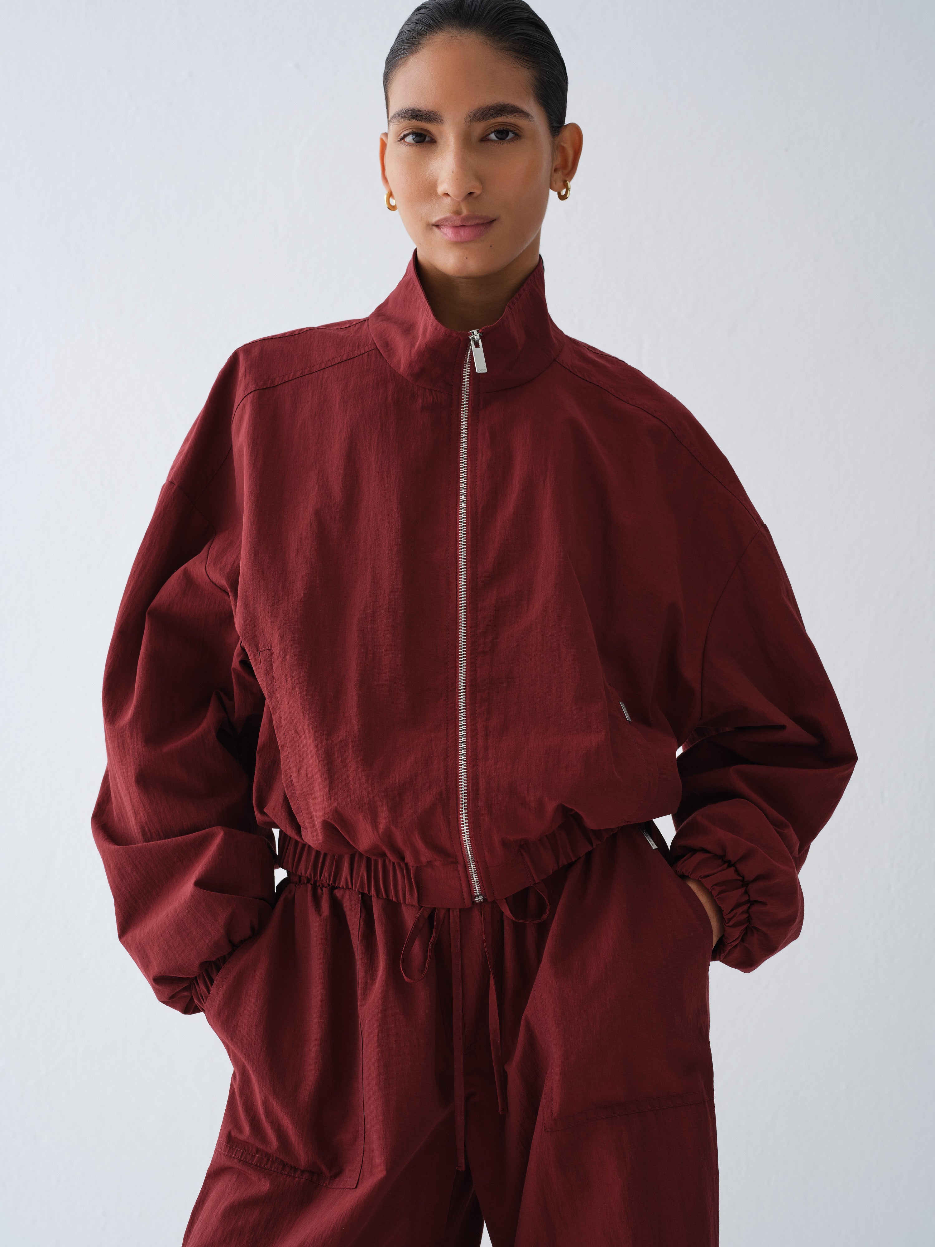 KURTKA HAILEY BURGUNDY