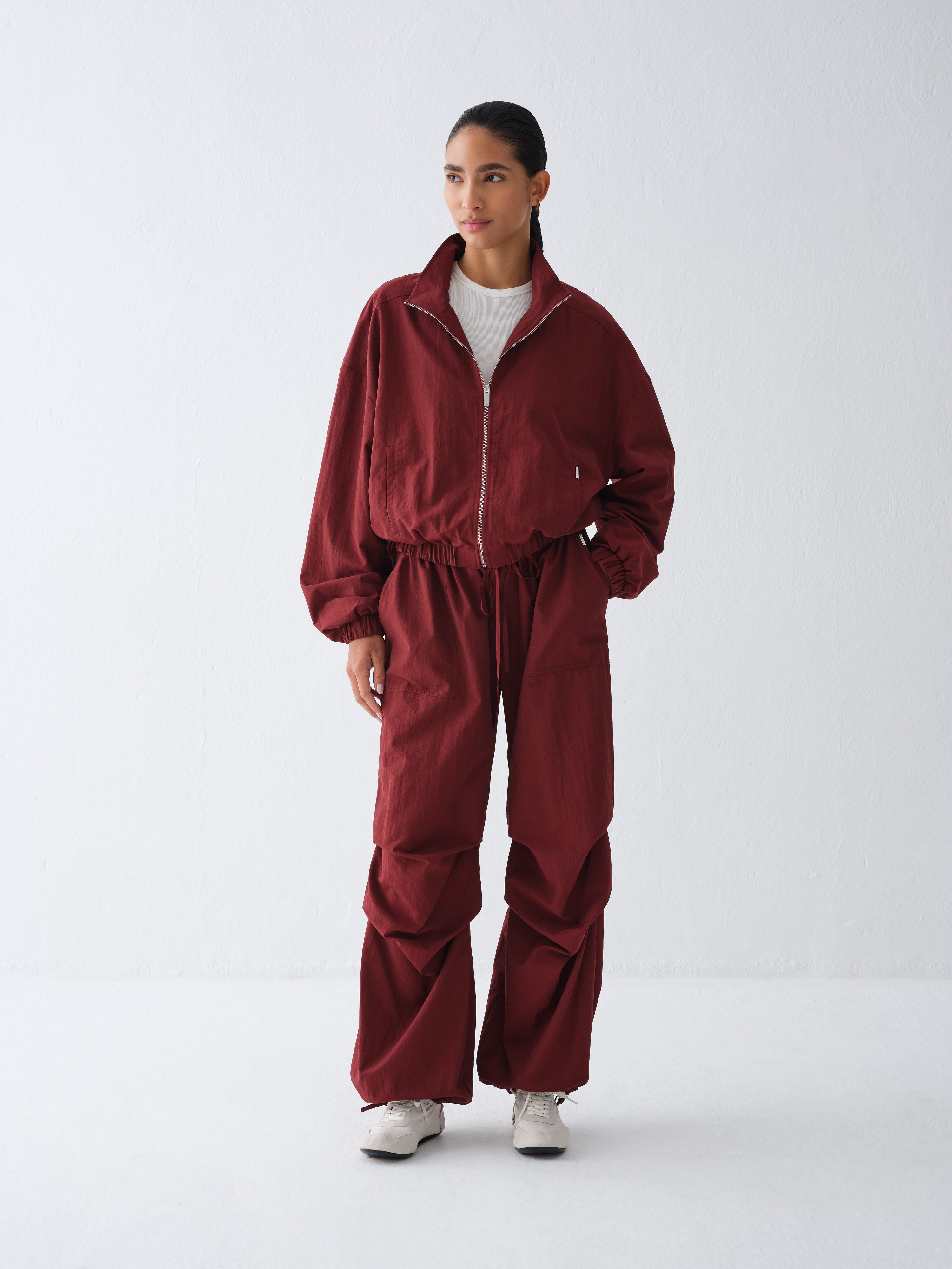 SPODNIE ETTE BURGUNDY