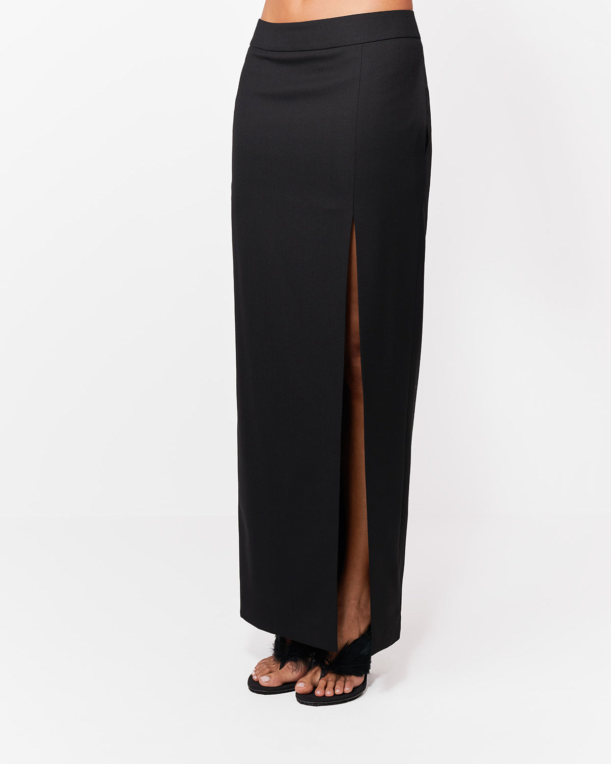 SPÓDNICA MAXI MOVI BLACK