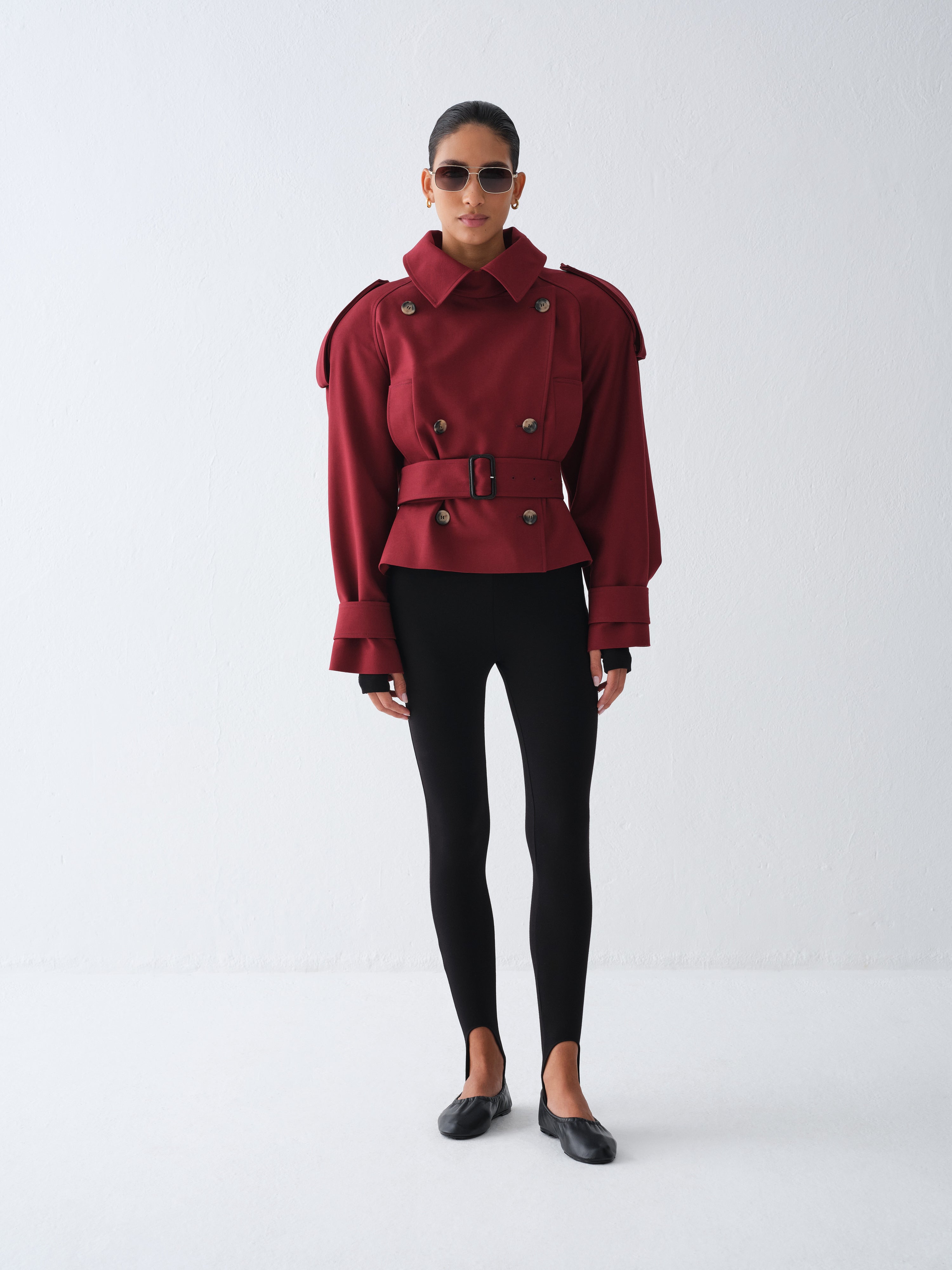 PŁASZCZ KARTER BURGUNDY