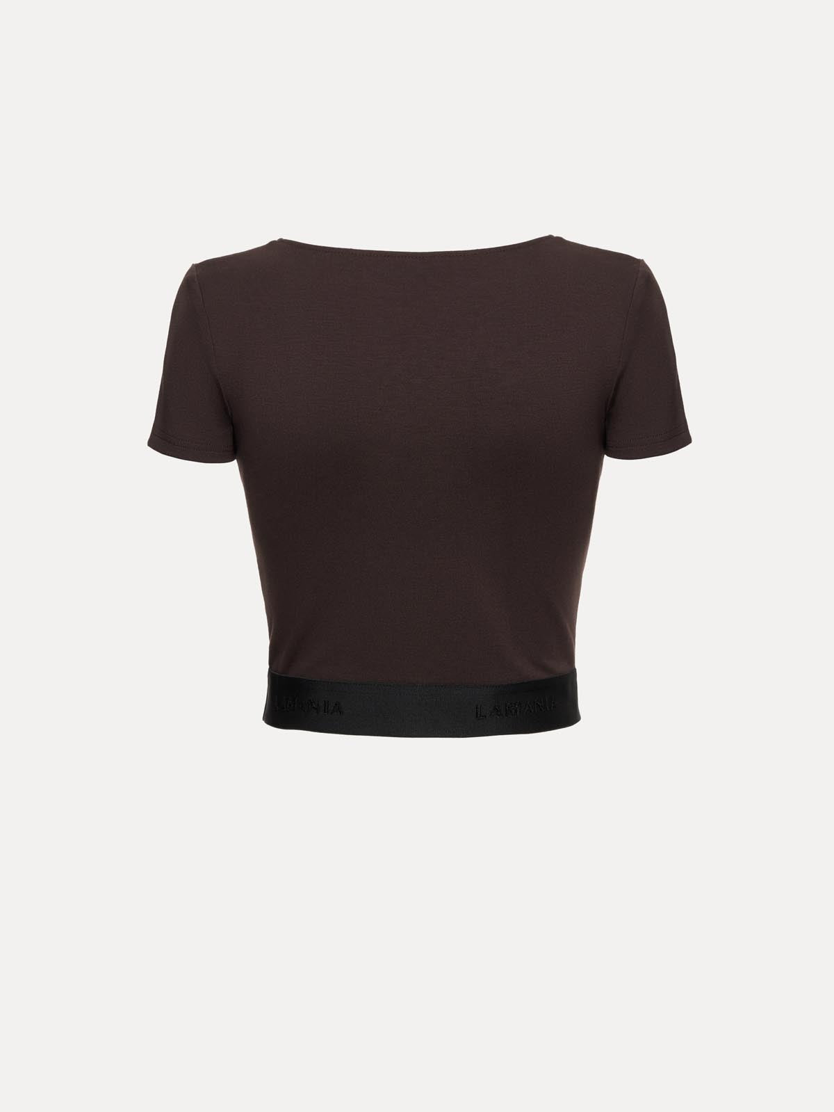 FITNESS TOP LEX DARK CHOCOLATE