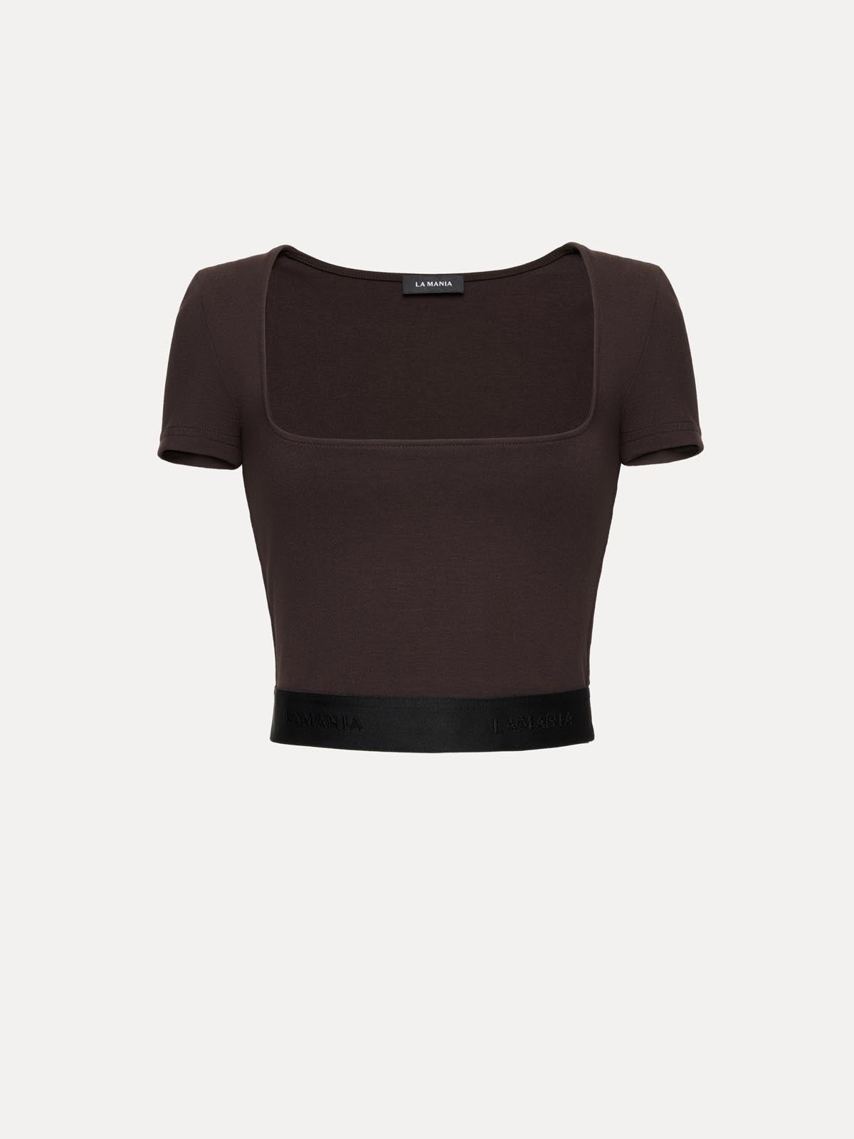 FITNESS TOP LEX DARK CHOCOLATE