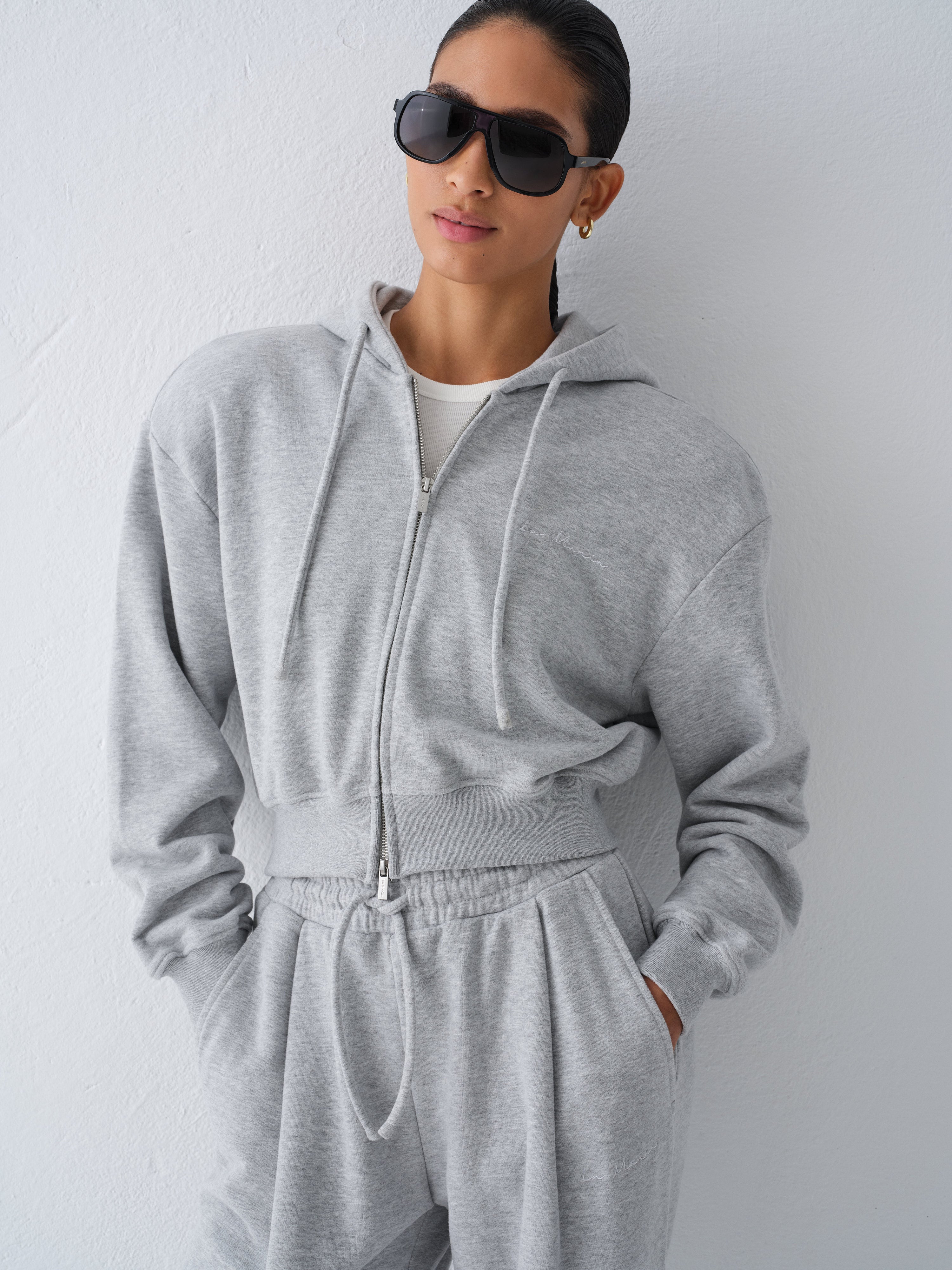 BLUZA LUCCA LIGHT GREY MELANGE