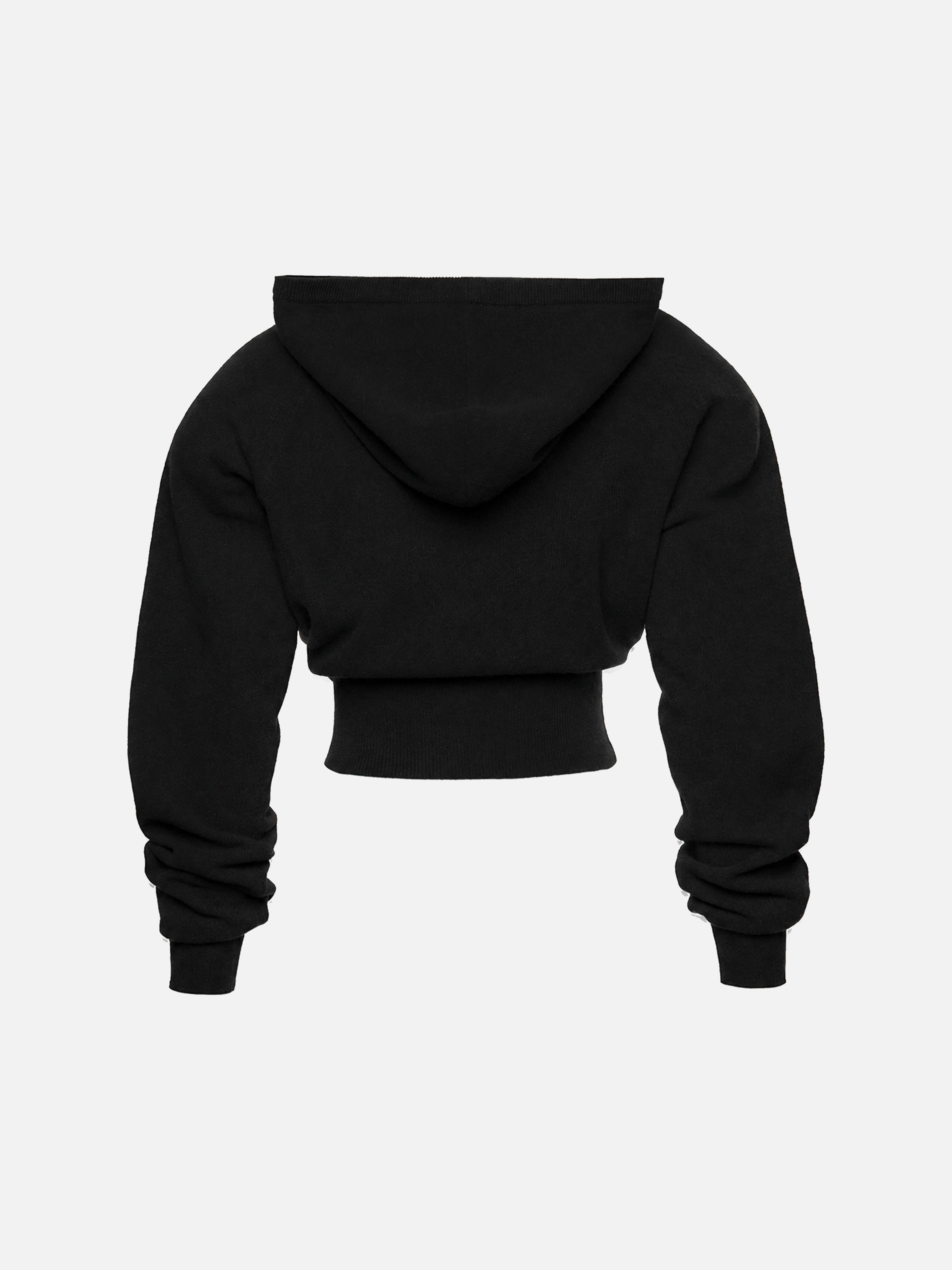 BLUZA Z KAPTUREM NANA BLACK