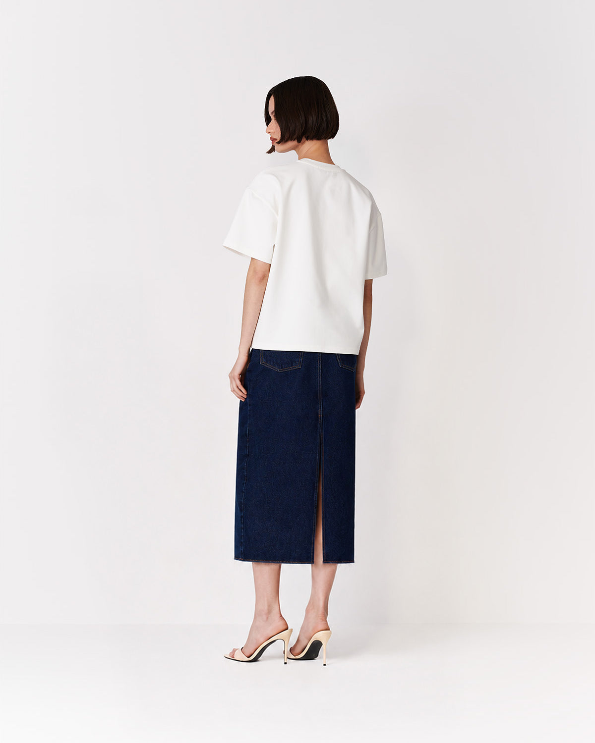 JEANSOWA SPÓDNICA MAXI CRUZ DARK INDYGO
