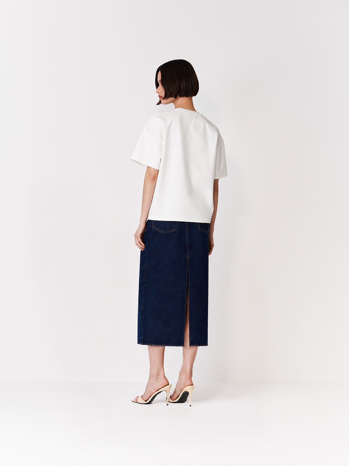 JEANSOWA SPÓDNICA MAXI CRUZ DARK INDYGO