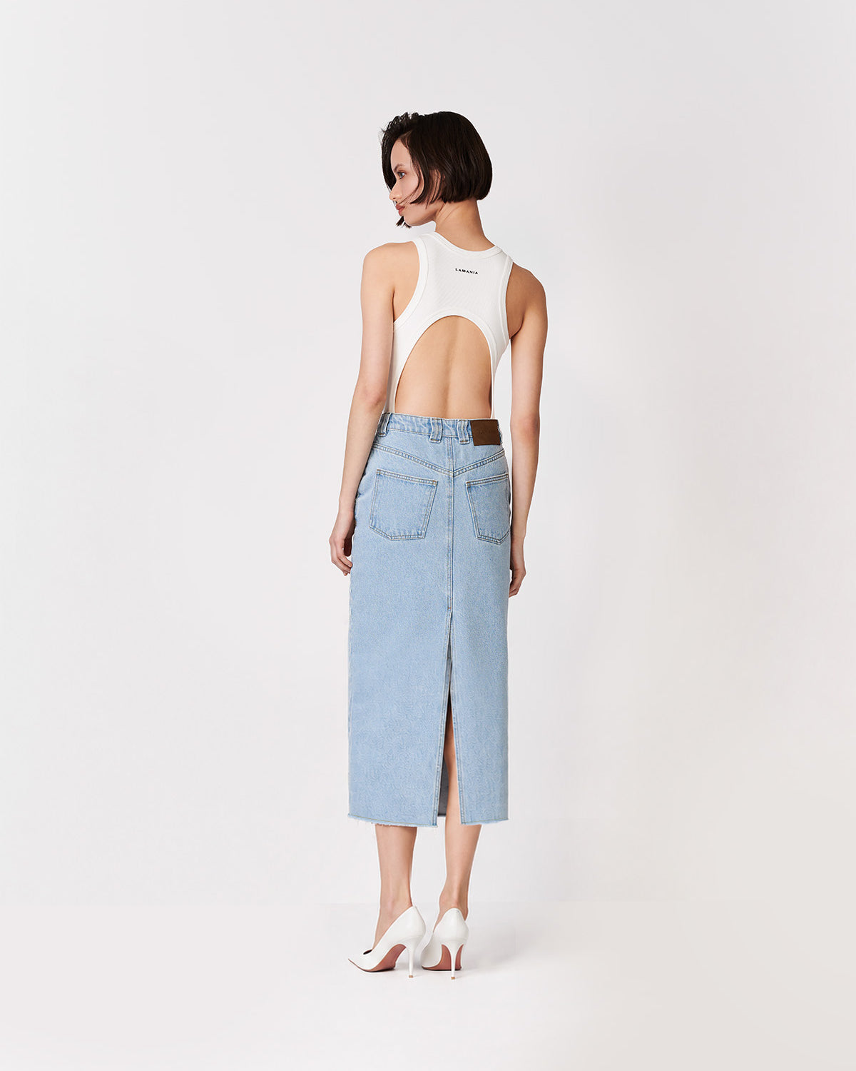 JEANSOWA SPÓDNICA MAXI CRUZ CLASSIC BLUE