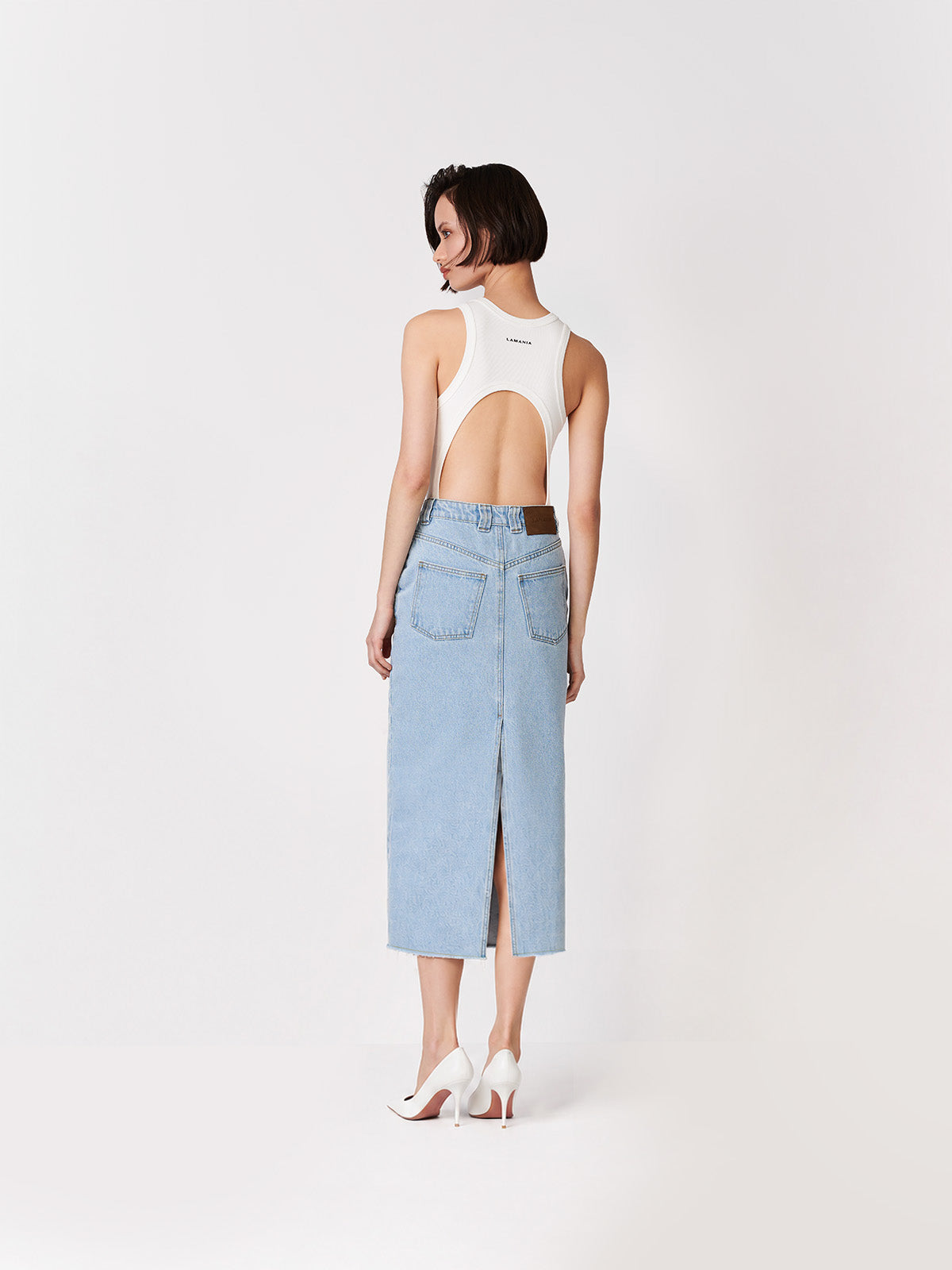JEANSOWA SPÓDNICA MAXI CRUZ CLASSIC BLUE