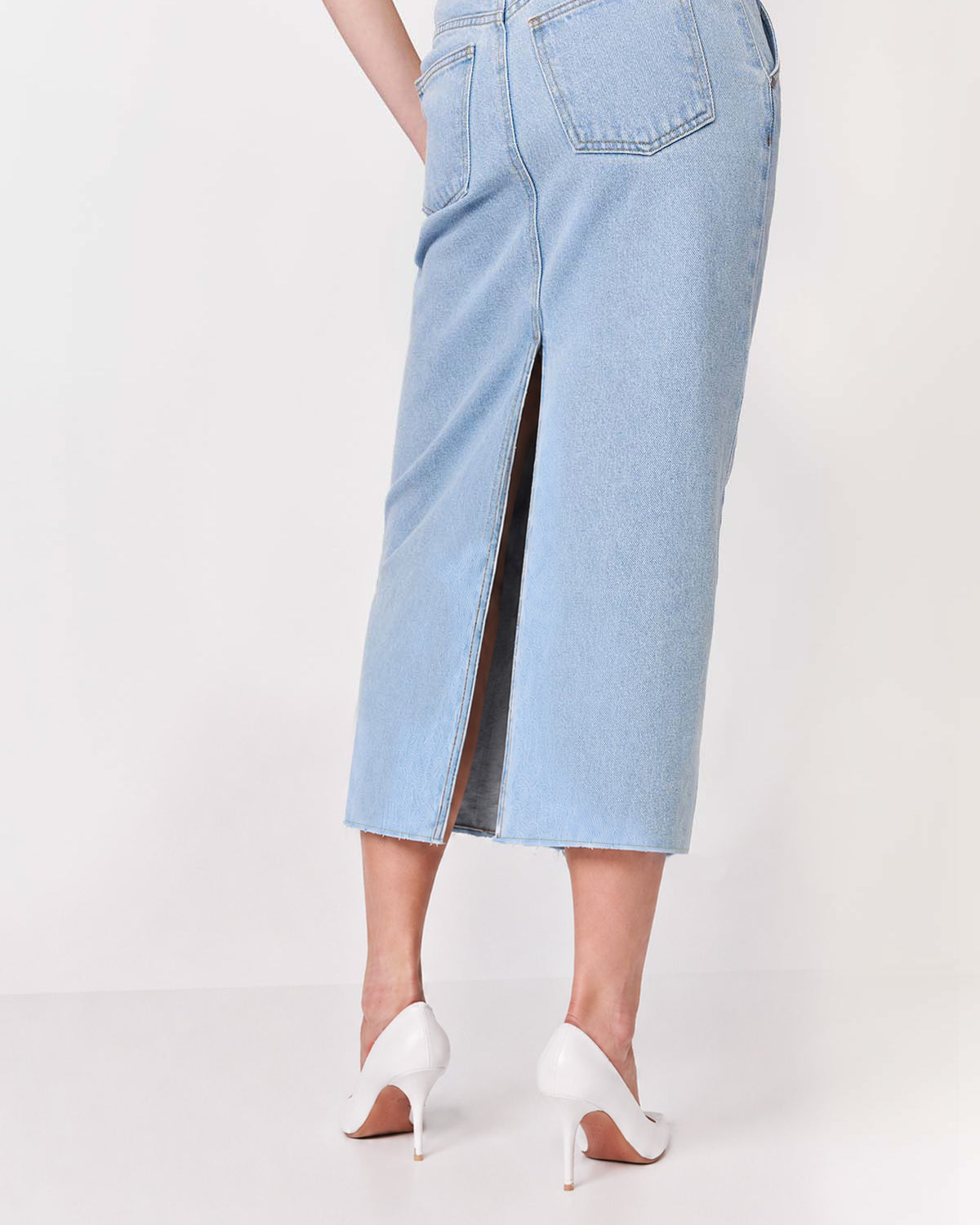JEANSOWA SPÓDNICA MAXI CRUZ CLASSIC BLUE