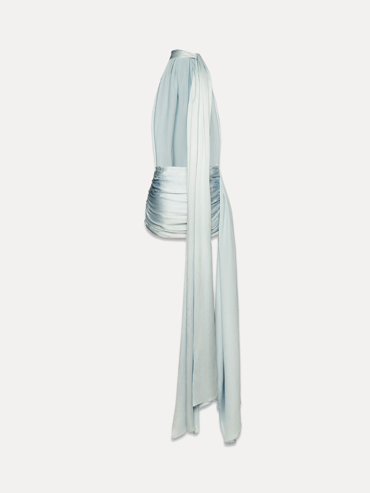 JEDWABNA SUKIENKA MINI RHODES BABY BLUE