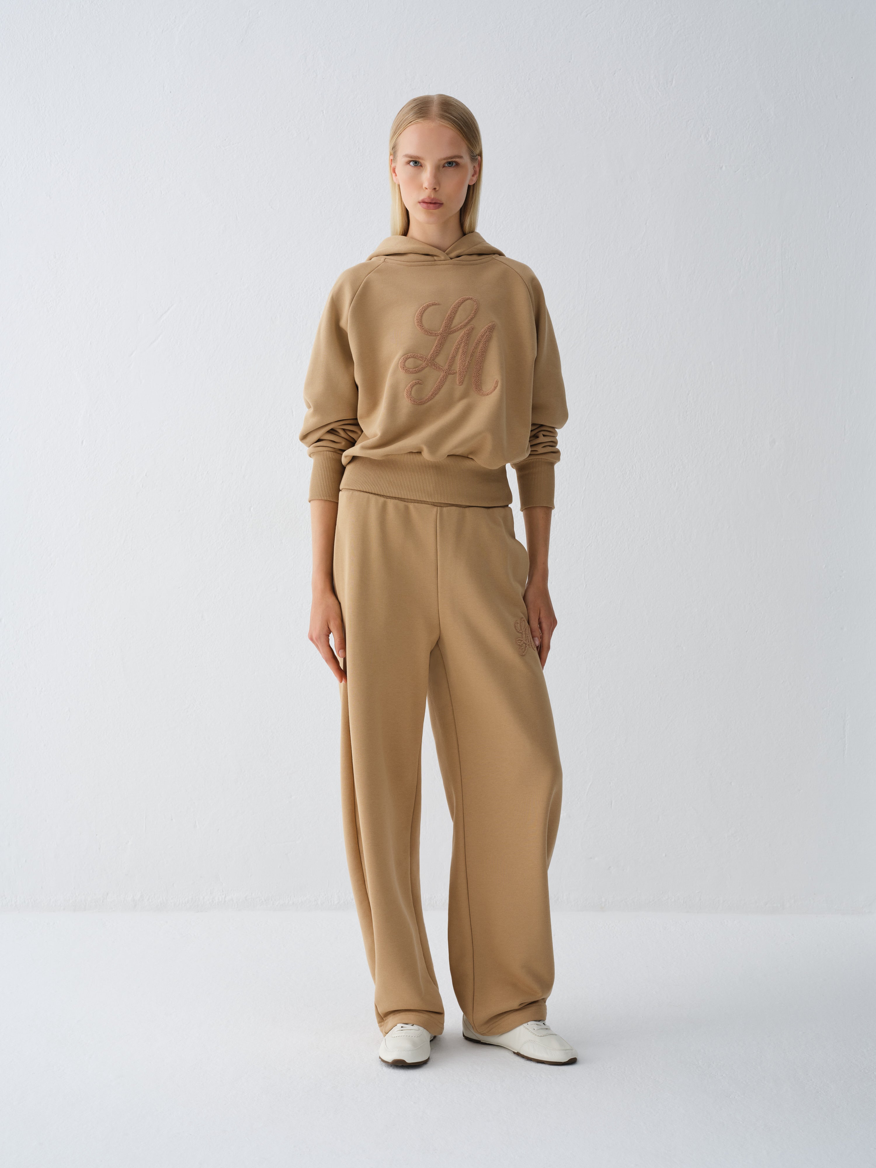 BLUZA Z KAPTUREM SAMI BEIGE