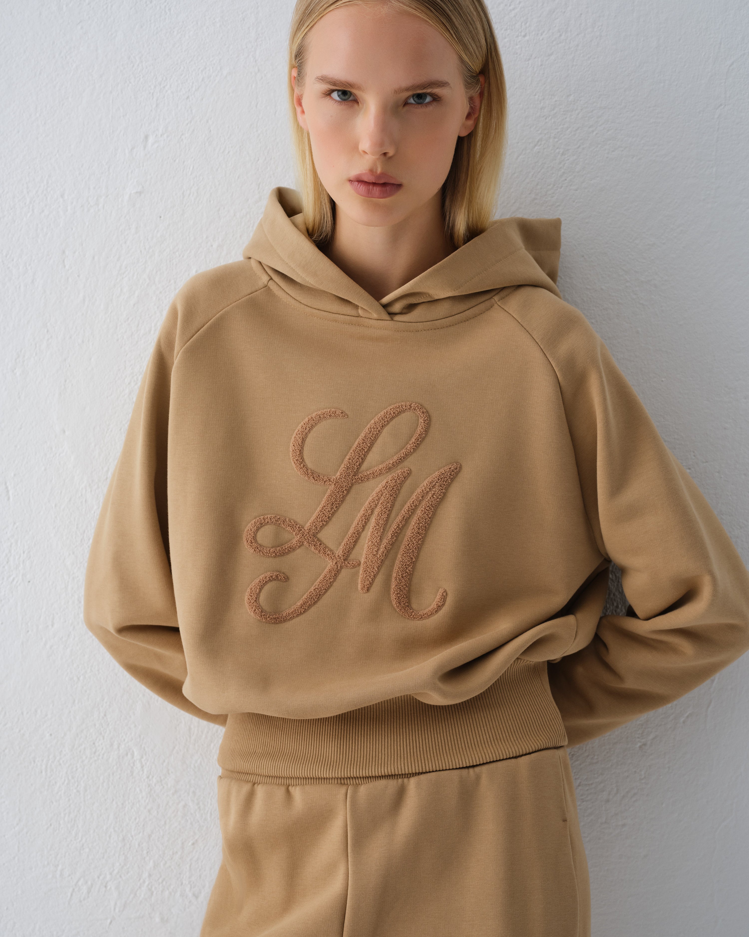 BLUZA Z KAPTUREM SAMI BEIGE