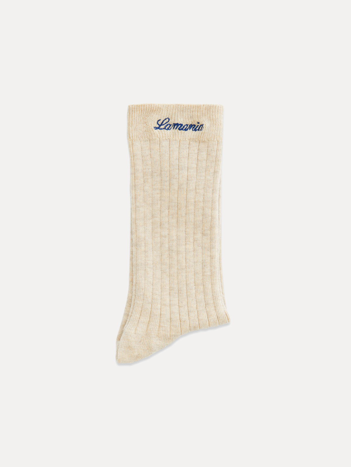 SKARPETKI RIBBED BEIGE 2 PACK