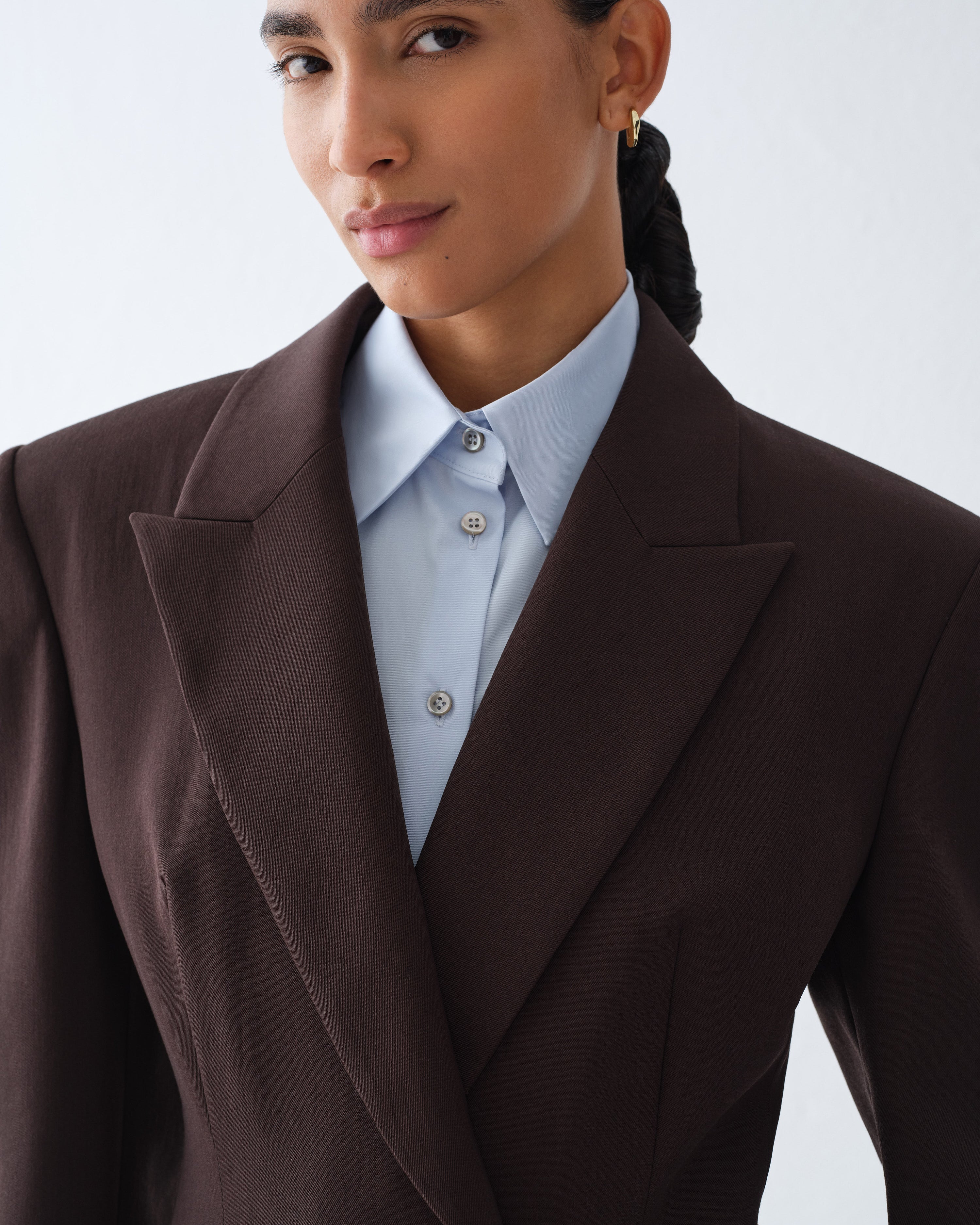 SPODNIE GARNITUROWE MAVION DARK CHOCOLATE