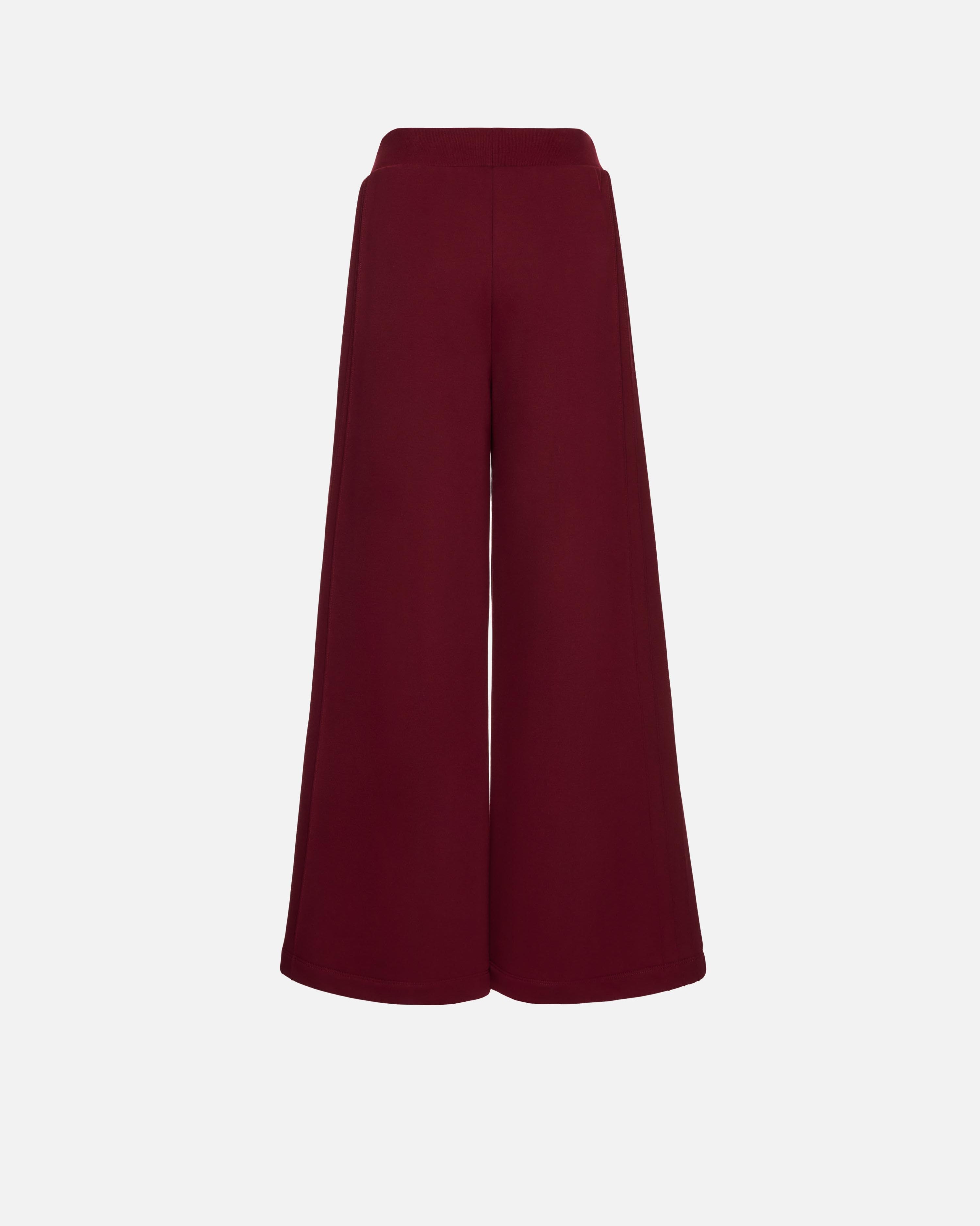 SPODNIE DRESOWE TUCK BURGUNDY