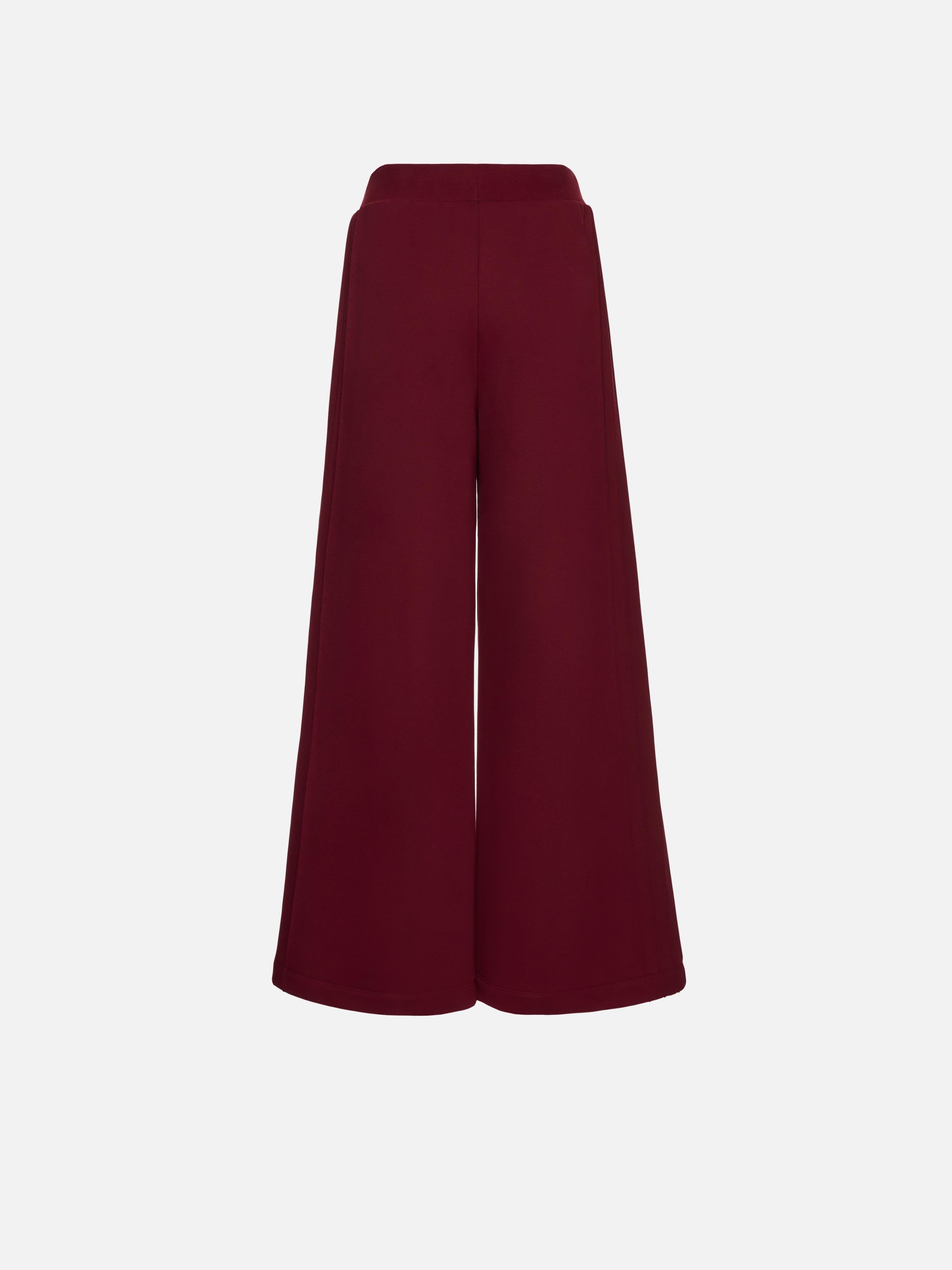 SPODNIE DRESOWE TUCK BURGUNDY