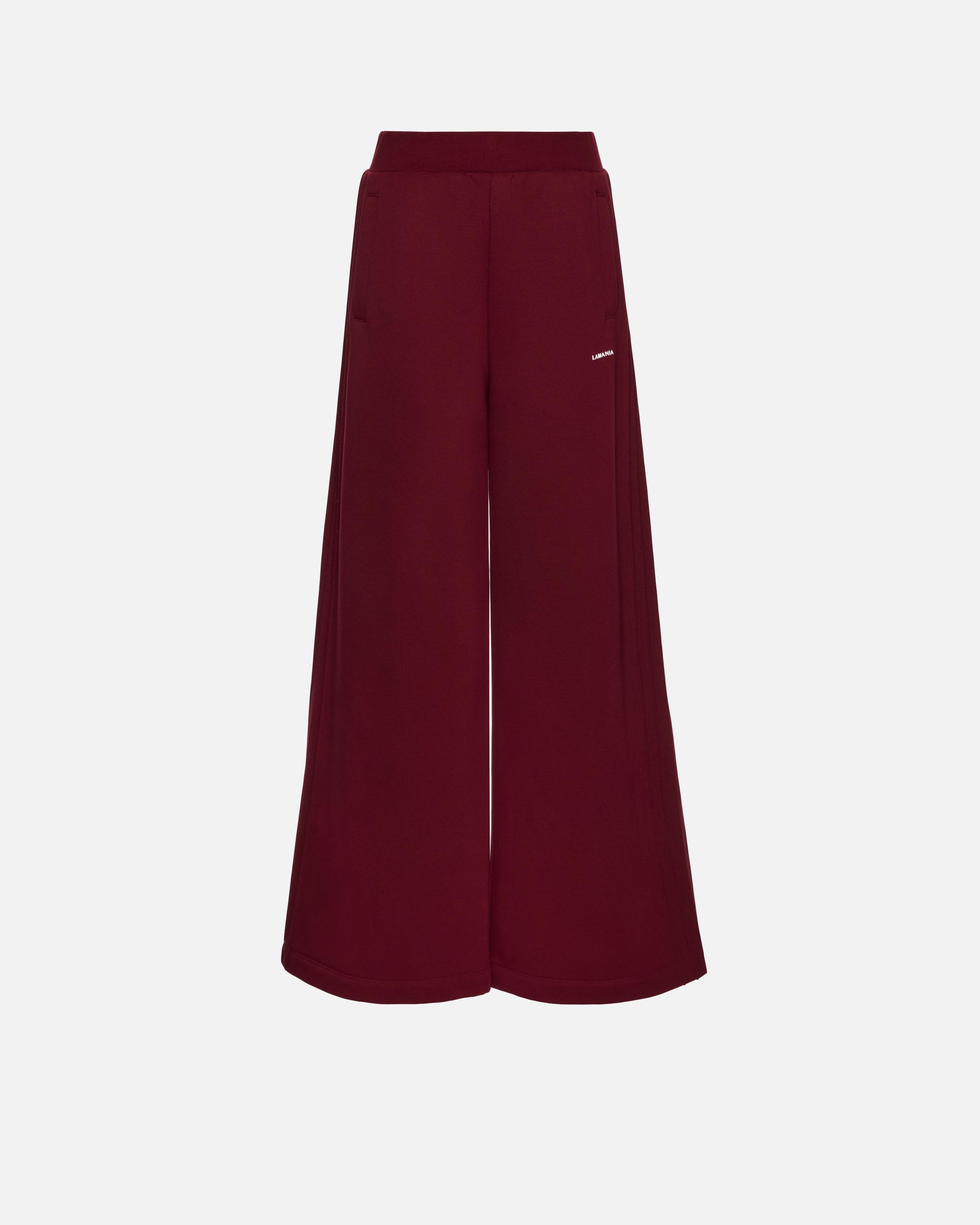 SPODNIE DRESOWE TUCK BURGUNDY