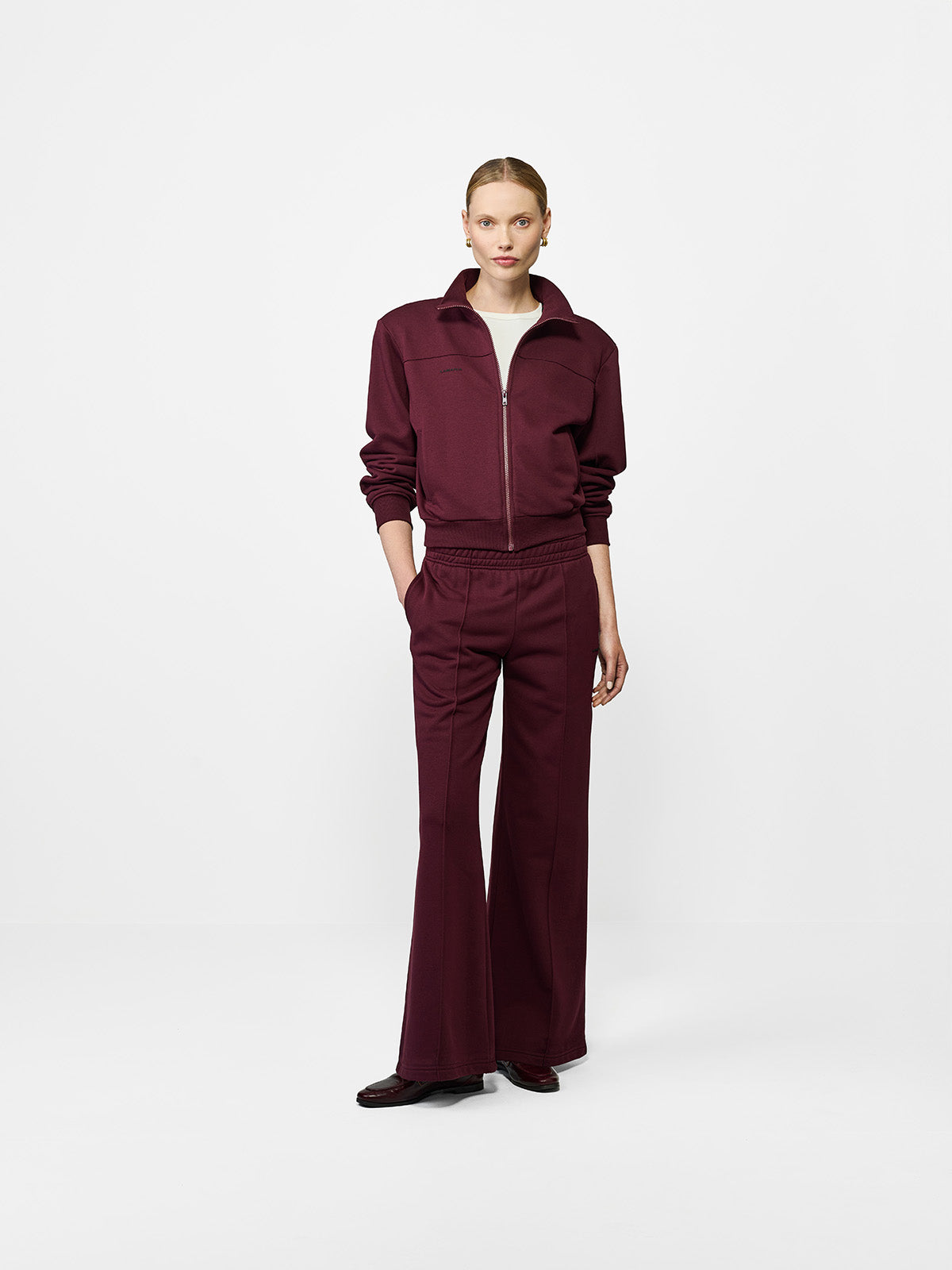 SPODNIE DRESOWE APOLLO BURGUNDY