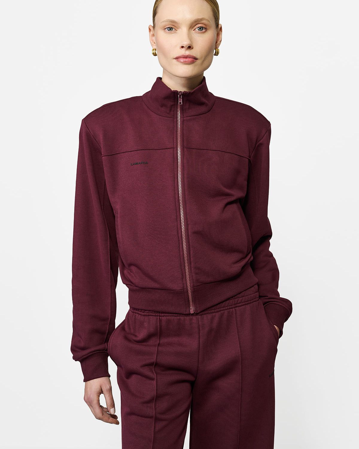 BLUZA ROZPINANA AMAL BURGUNDY